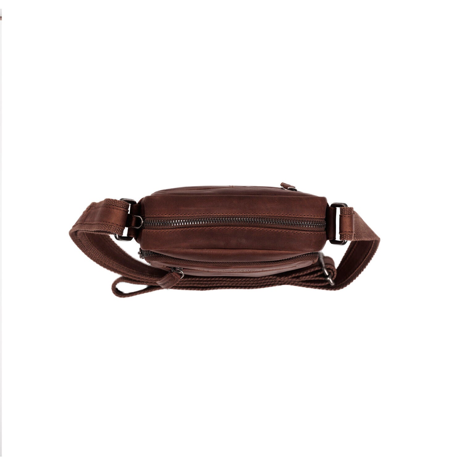 The Chesterfield Brand echt Leder Herren Schultertasche Umhängetasche Birmingham braun