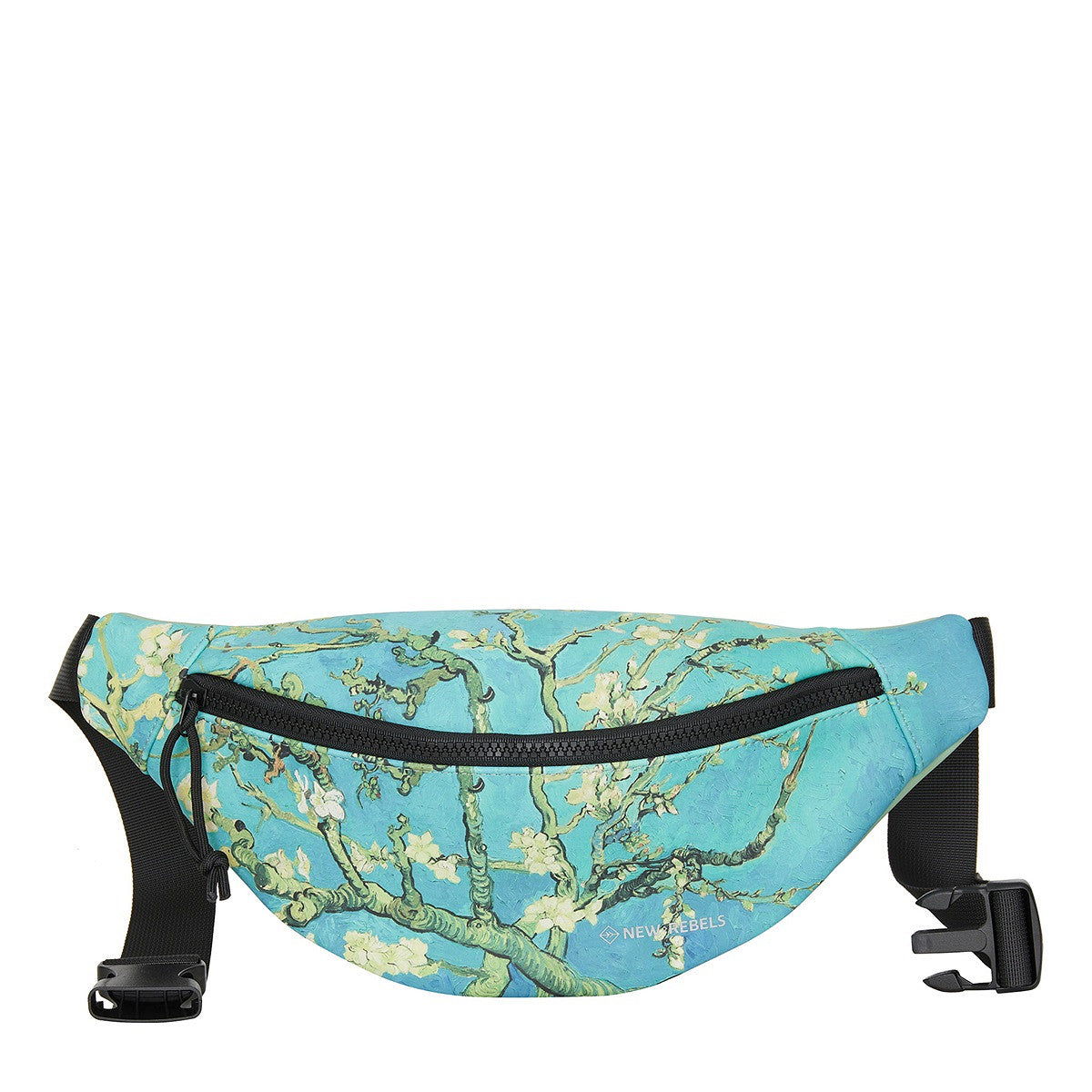 New Rebels Brooklyn Waistbag – Bauchtasche Van Gogh Mandelbaumzweige, wasserabweisend & leicht