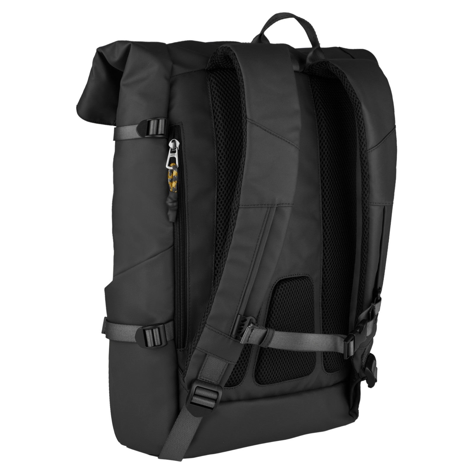 camel active Explore Rolltop Rucksack – nachhaltig & funktional schwarz
