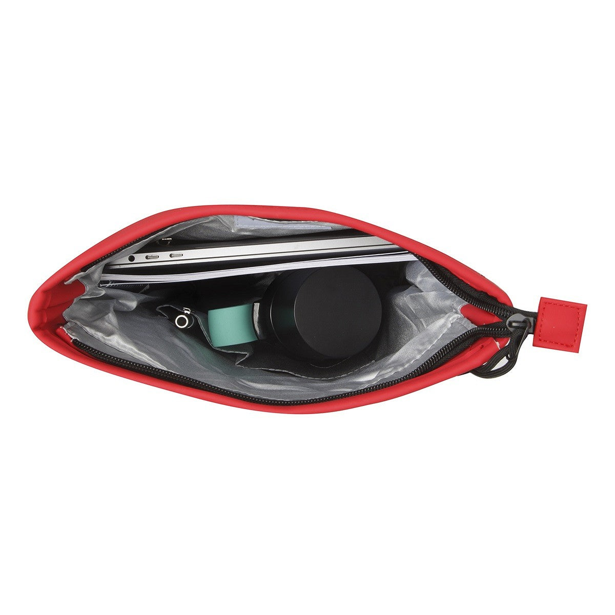 New Rebels Mart Roll Up Rolltop City Rucksack Los Angeles wasserabweisend rot