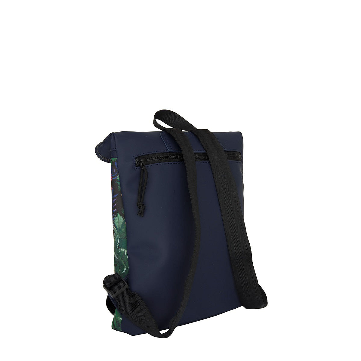 New Rebels Rolltop Cityrucksack Los Angeles – Stylischer Rolltop Rucksack mit Flowerpower-Design, Wasserabweisend & Praktisch