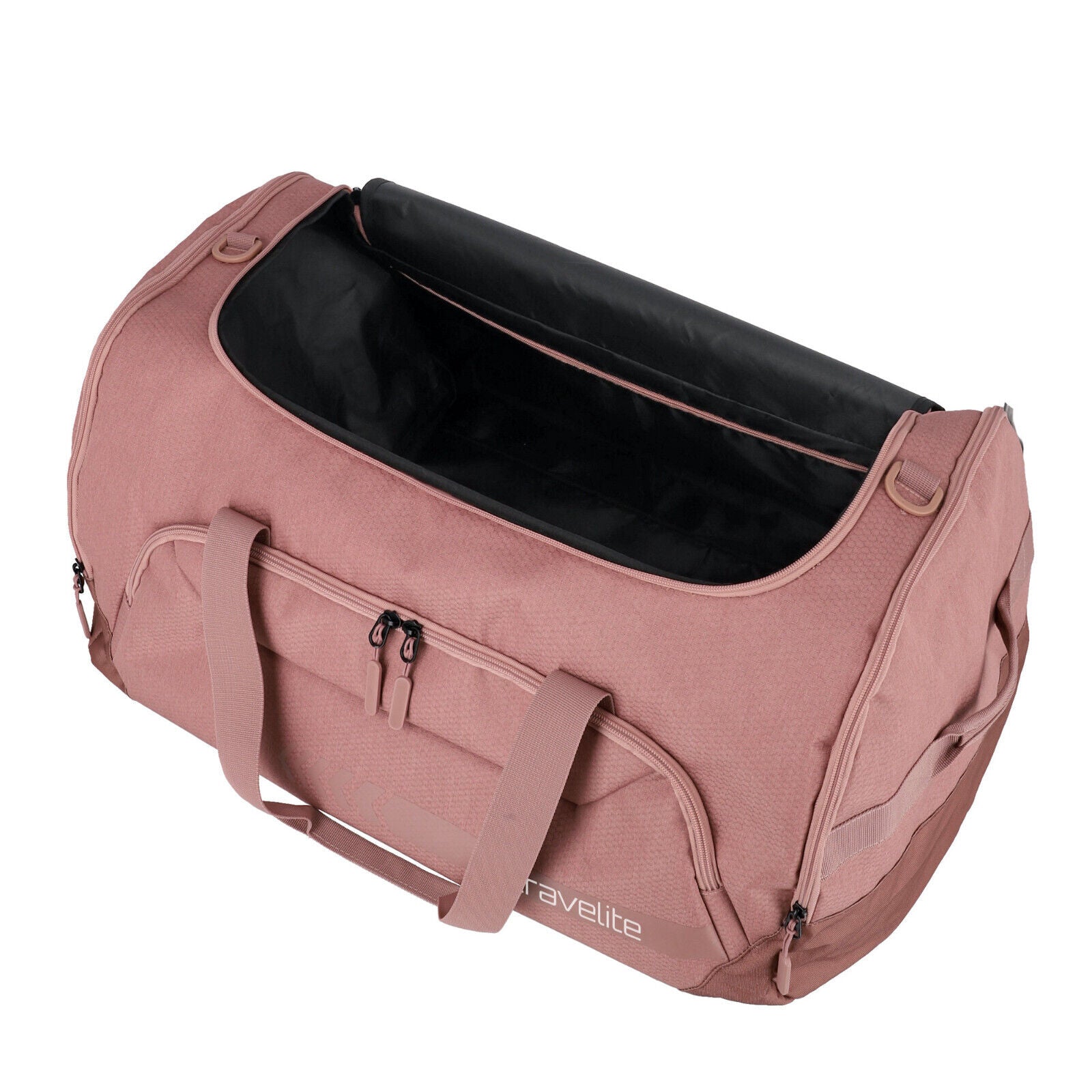 Travelite Sporttasche Kick Off – große Reisetasche 73L mit Schuhfach, Polyester, rosé rosa