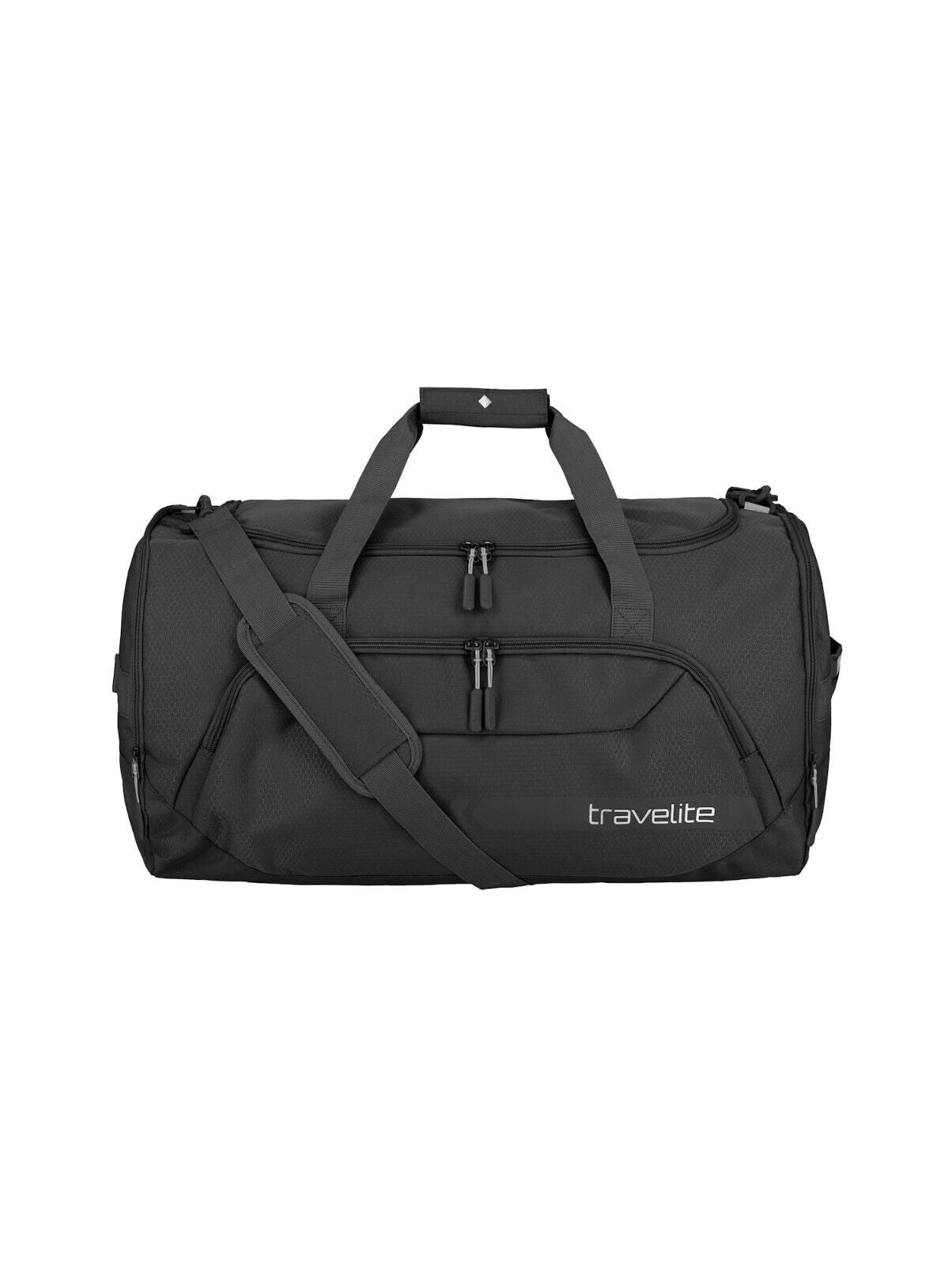 Travelite Sporttasche Kick Off – große Reisetasche 73L mit Schuhfach, Polyester, schwarz