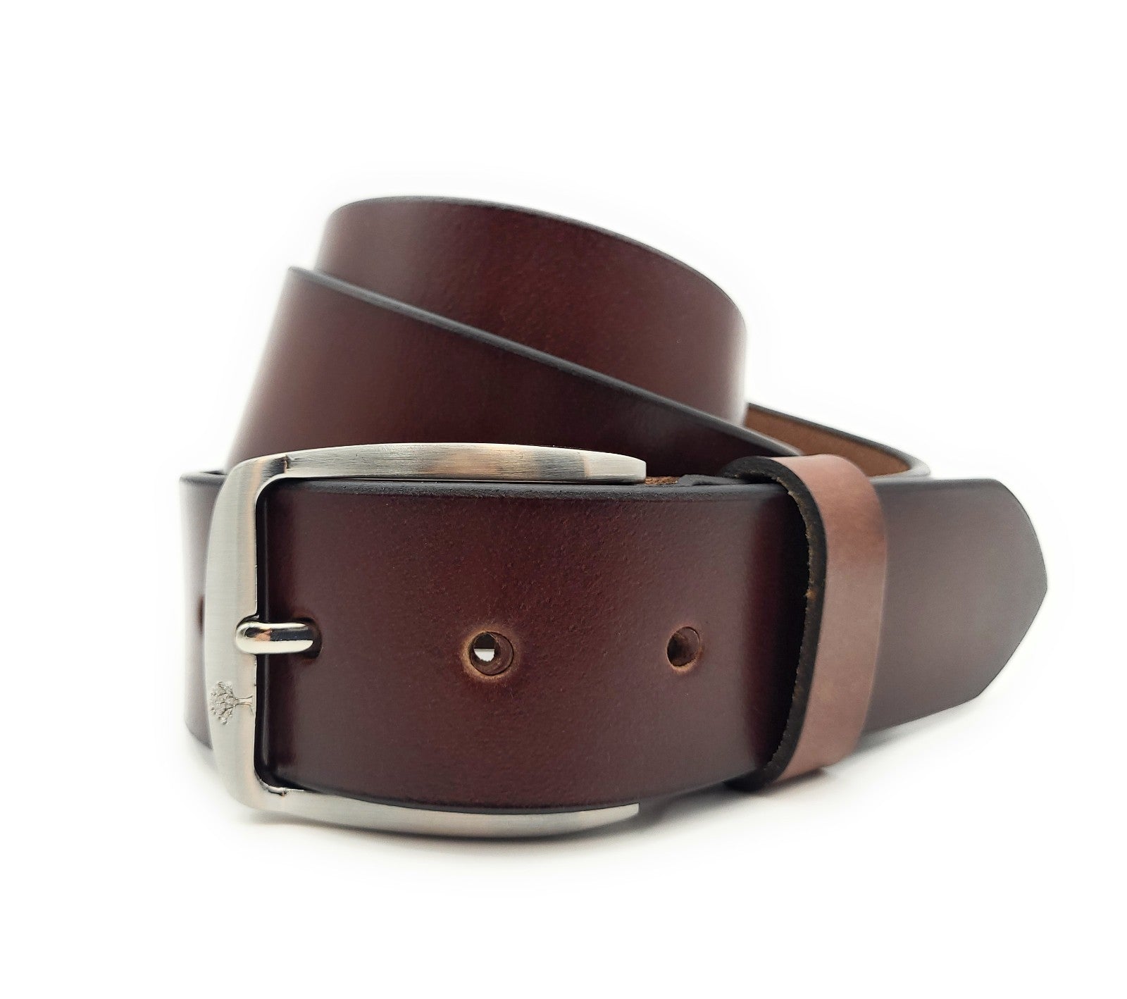 Herren Ledergürtel Braun 40mm - Echtleder Gürtel kürzbar & robust