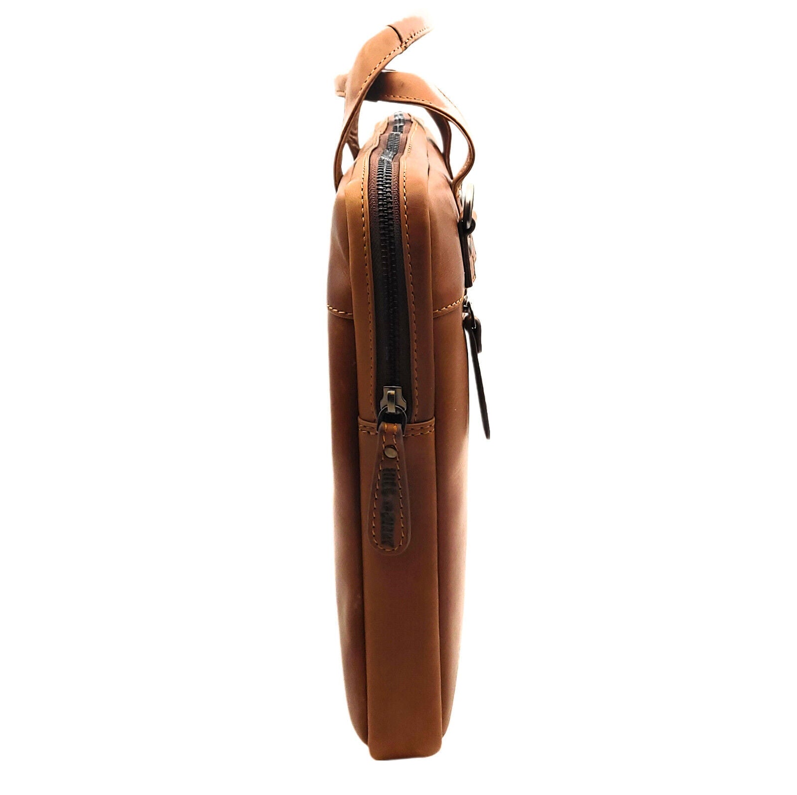 Hill Burry Echtleder Business-Tasche | Premium Laptoptasche 13 Zoll