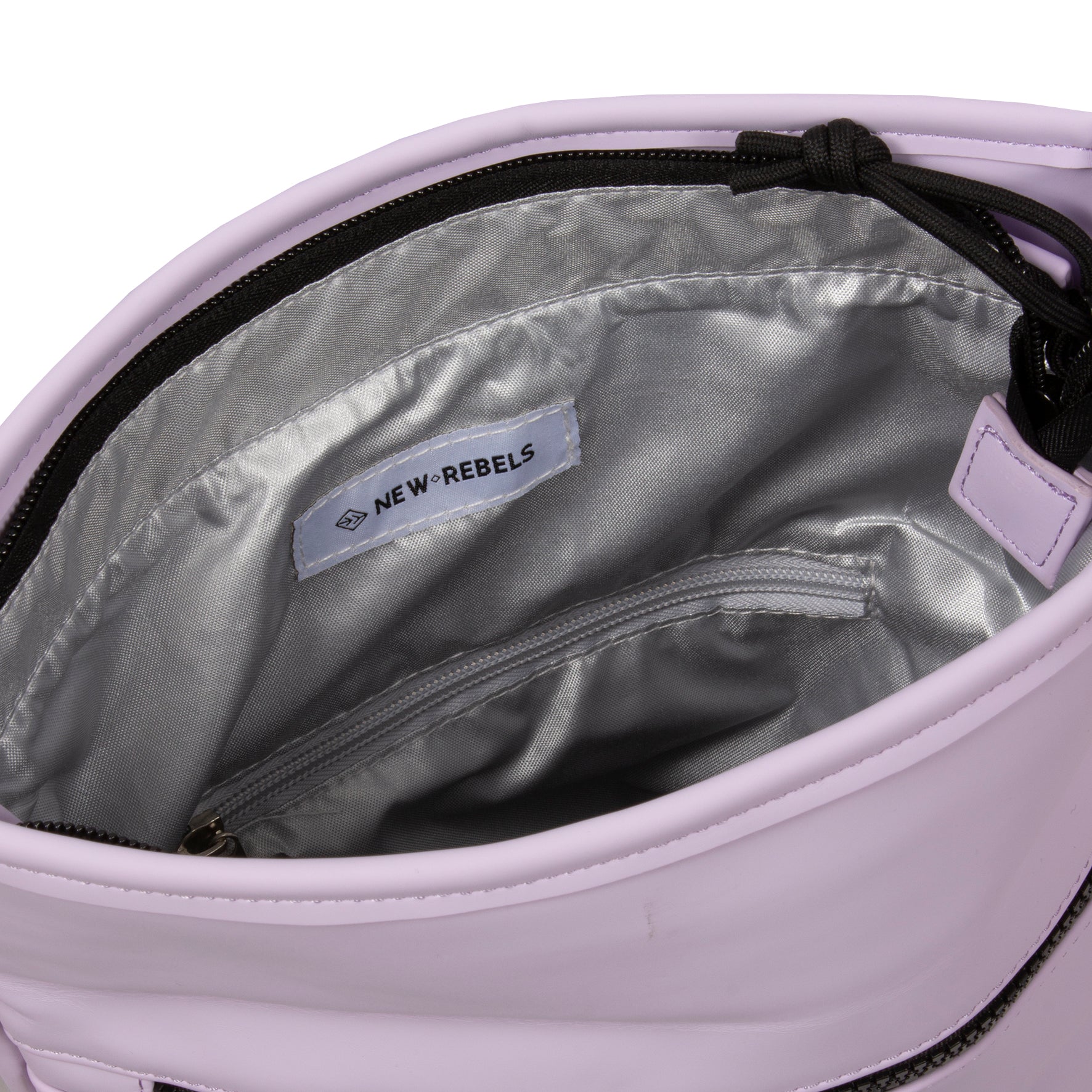 New Rebels Mart Roll Up Rolltop City Rucksack Los Angeles wasserabweisend lila