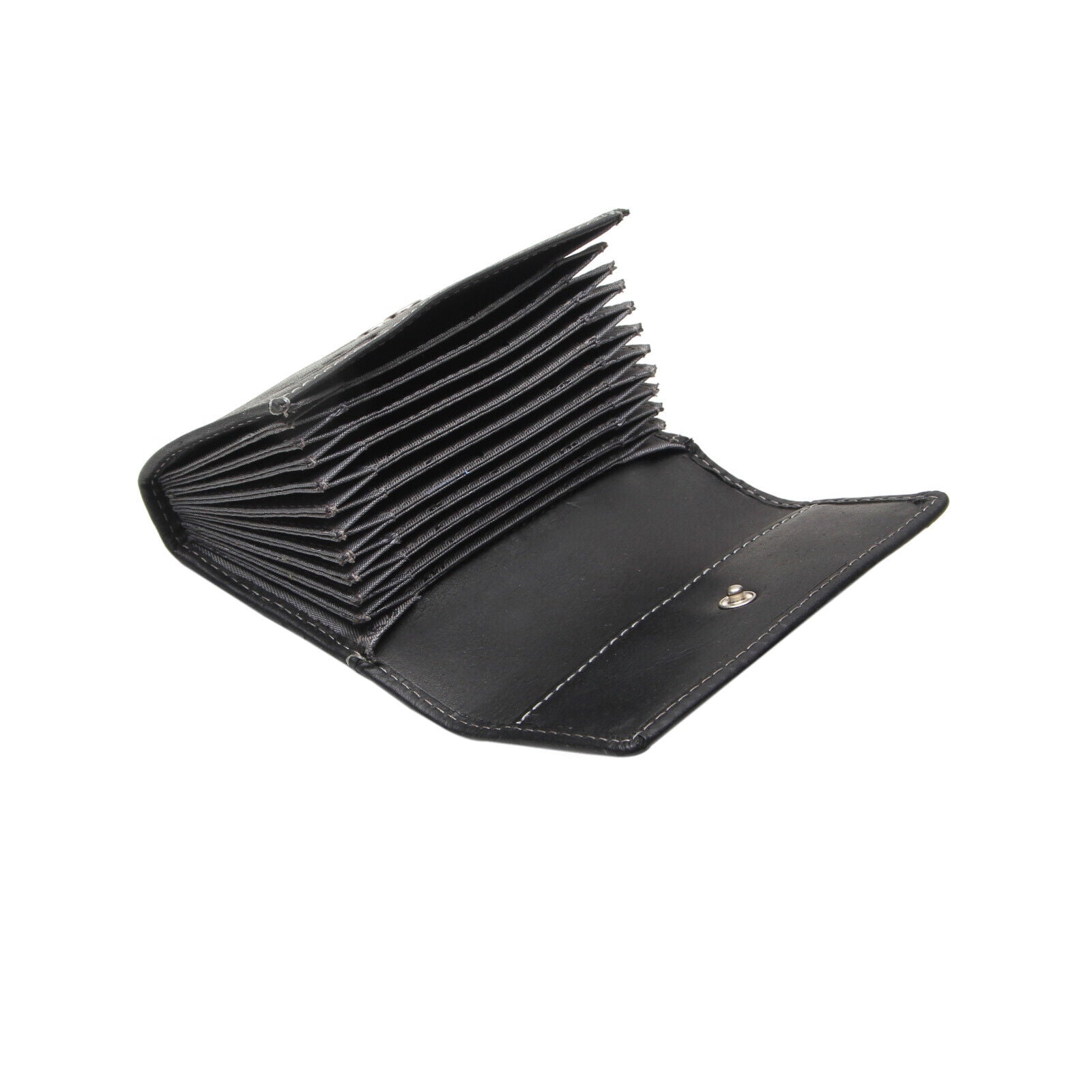 Esquire echt Leder Kreditkartenetui mit RFID Schutz "Dallas" Platz für 12 Karten schwarz