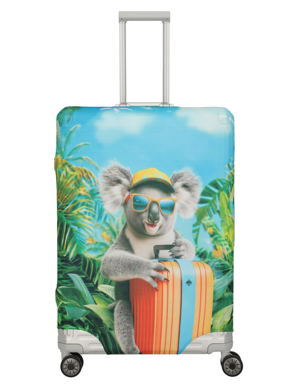 Travelite Kofferschutzhülle Kofferhülle L für große Koffer bis max 77x52x29cm Koala