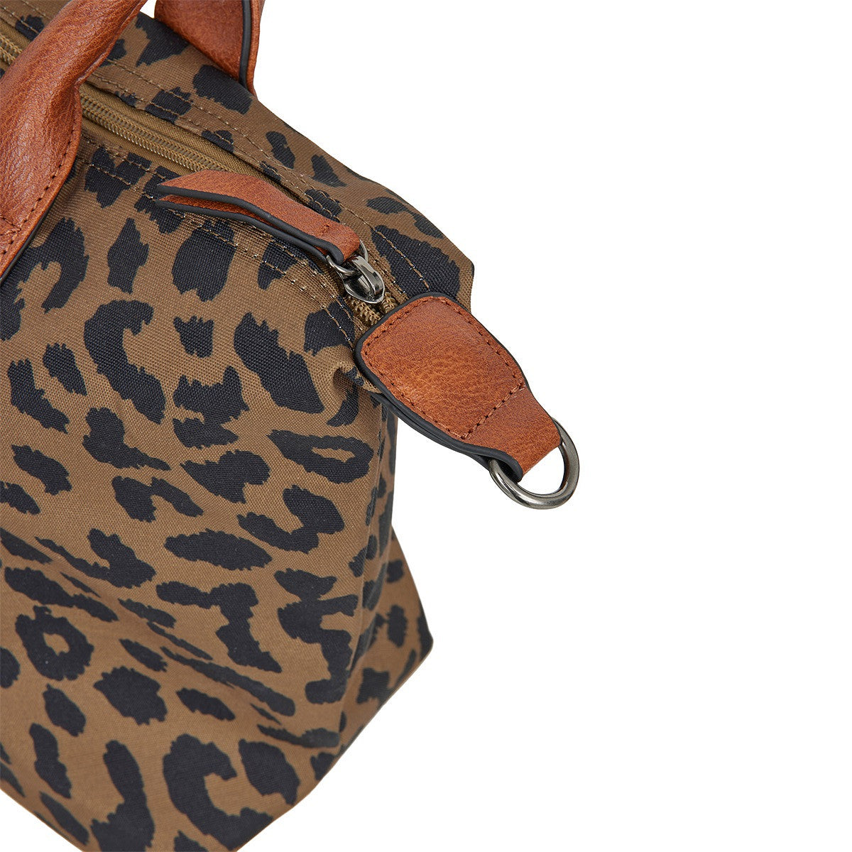 Mustang großer Damen Shopper Handtasche Umhängetasche "Limnos" Leopard brown