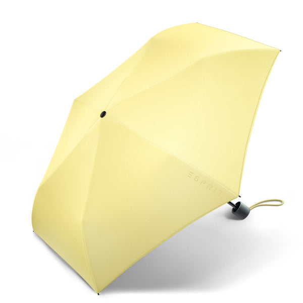 nachhaltiger Esprit RegenschirmTaschenschirm Schirm Mini Slimline lemon meringue