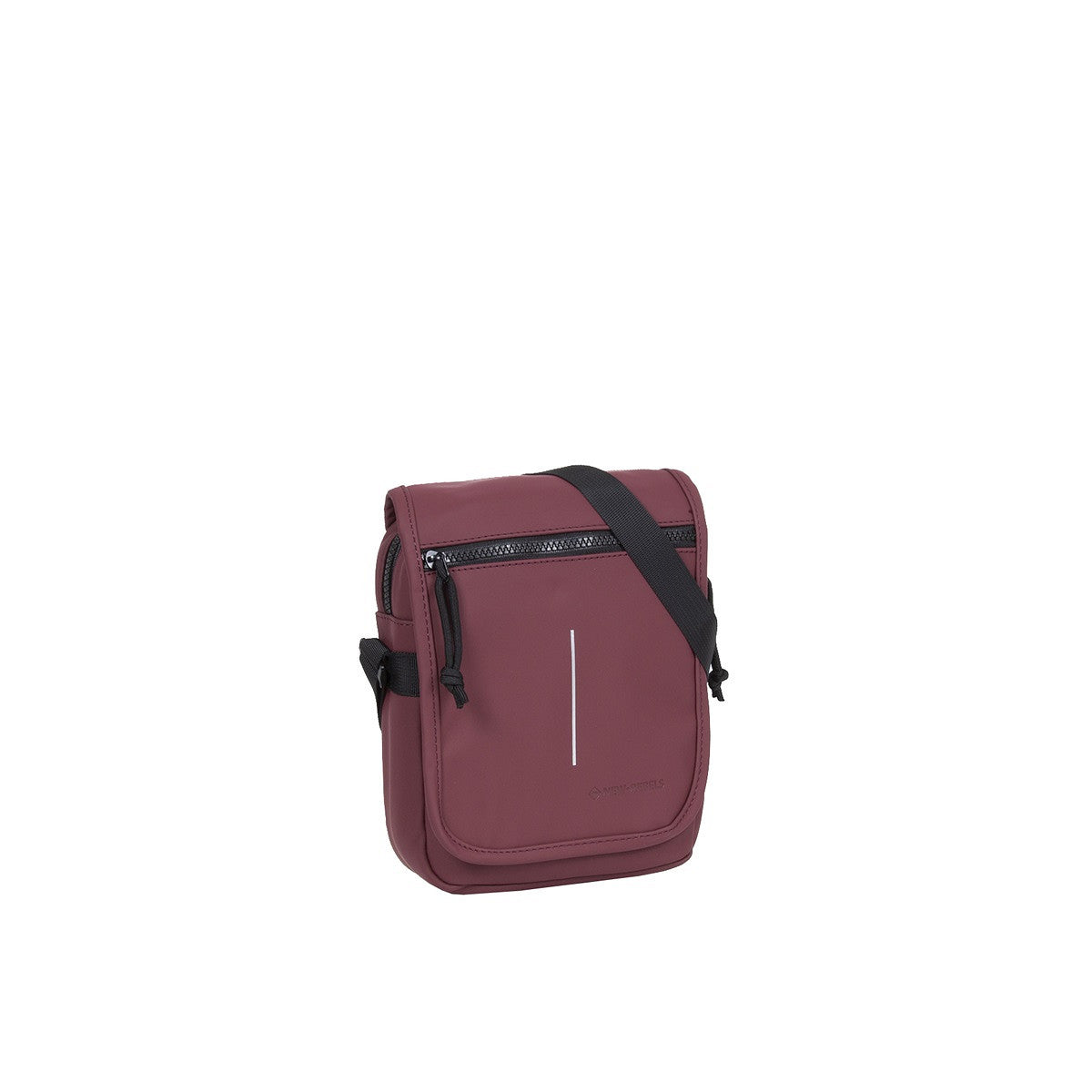 New Rebels Louisville Flapover Umhängetasche Schultertasche wasserabweisendes Planenmaterial, bordeaux rot