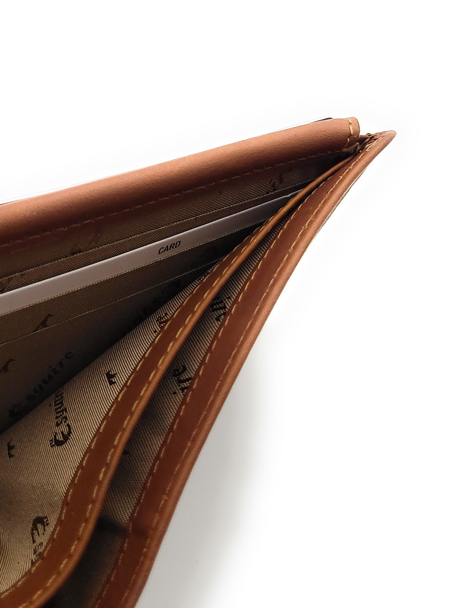 Esquire kompakte echt Leder Geldbörse Portemonnaie mit RFID Schutz "Dallas" braun