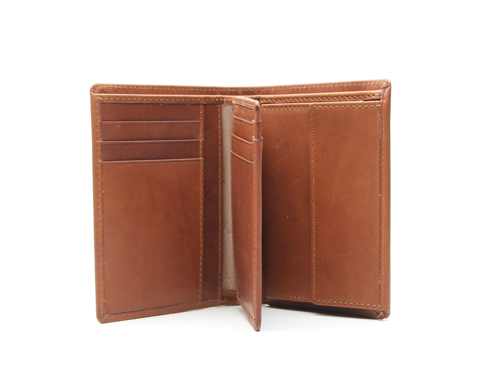 Esquire echt Leder Geldbörse Portemonnaie "Dallas" mit RFID Schutz & Cardsafe braun