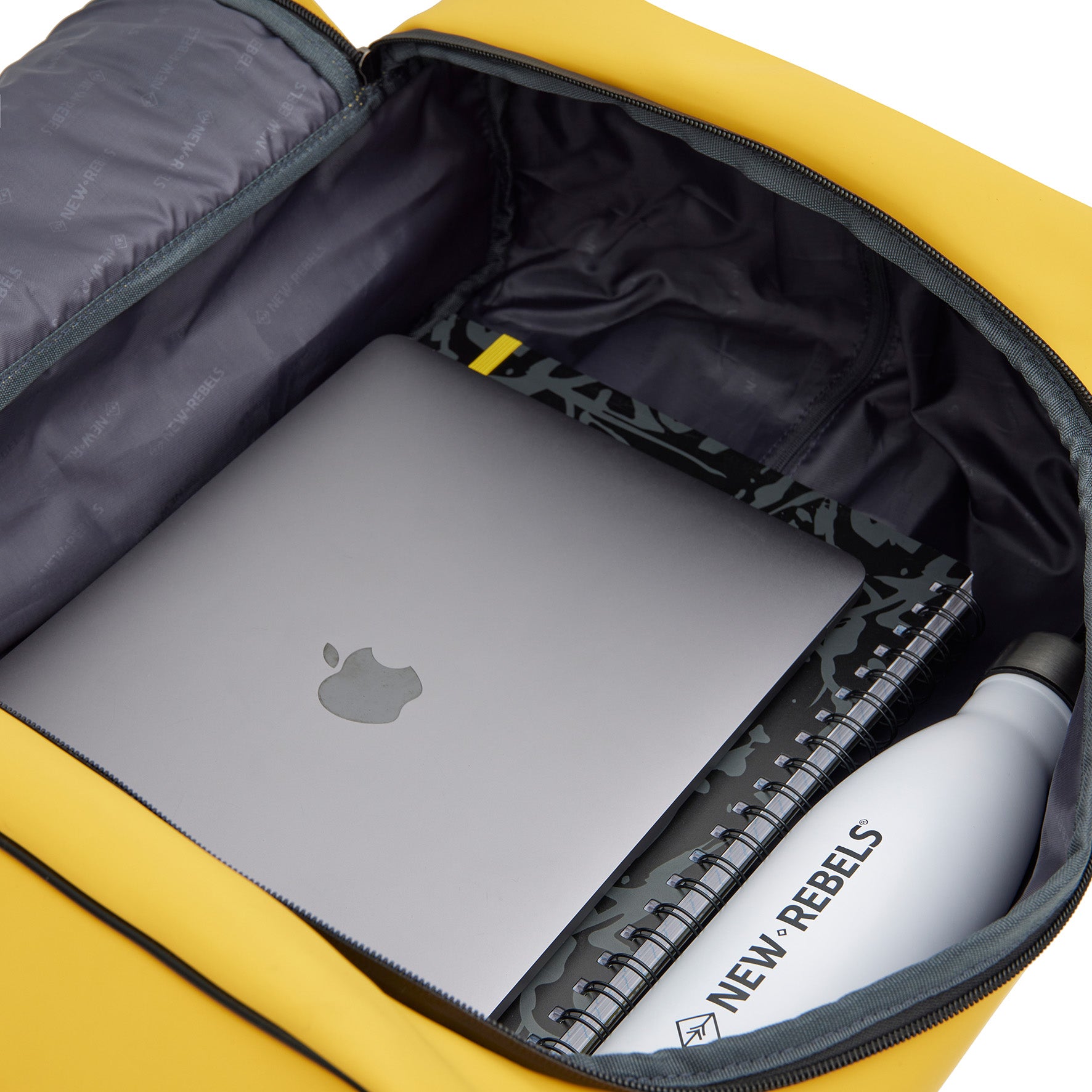 New Rebels OnBoard Trolley Laredo Wasserabweisend | Reisekoffer mit Rollen | Handgepäck 32x18x50cm | Van Gogh Sonnenblumen Gelb