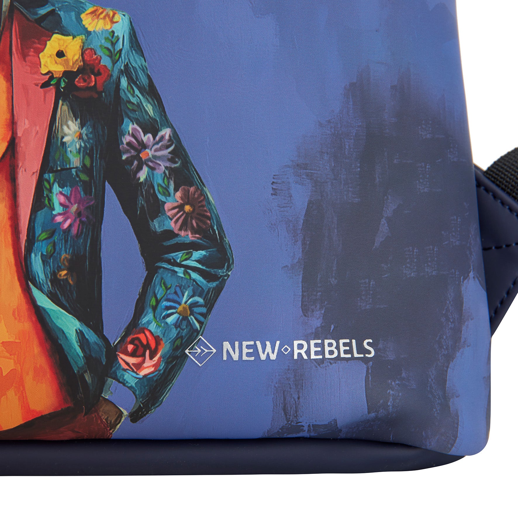 New Rebels Rolltop Cityrucksack Los Angeles – Stylischer Rolltop Rucksack mit Hasen-Design, Wasserabweisend & Praktisch