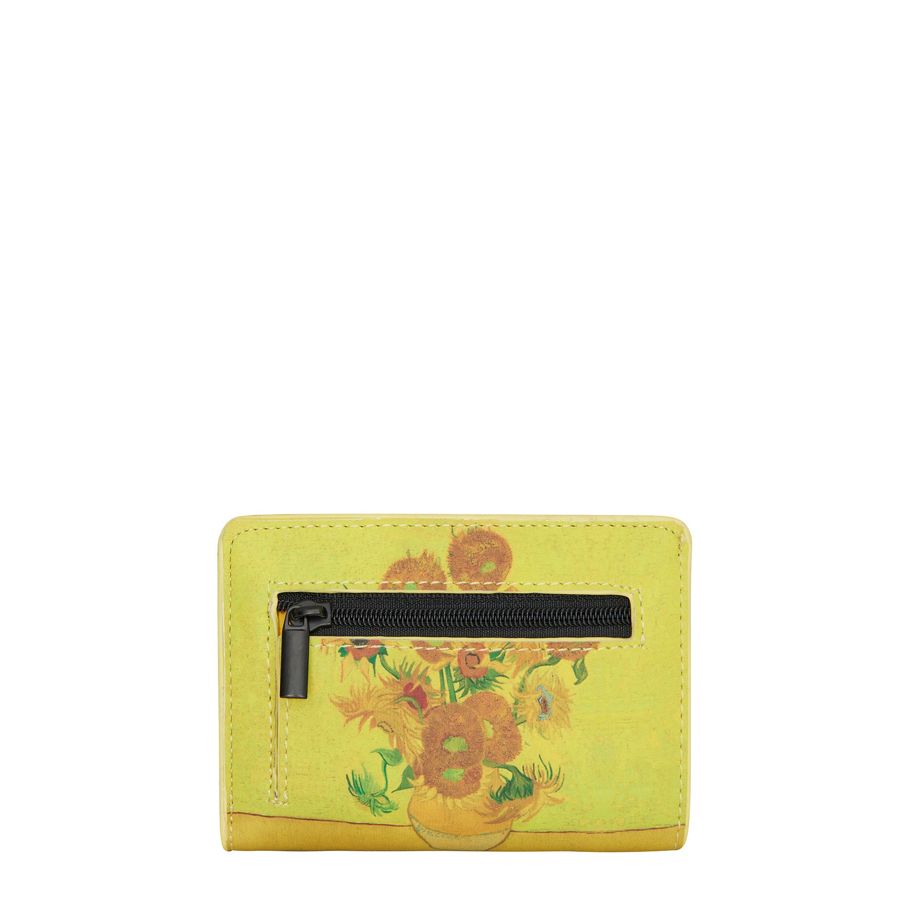 New Rebels Smart Wallet – Van Gogh Sonnenblumen | Künstlerisches Portemonnaie mit Münzfach, Kartenbox & Sichtfach
