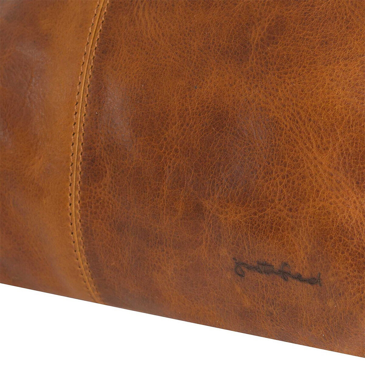 Justified Bags großer echt Leder Damen Shopper Handtasche Schultertasche Nynke vintage congac