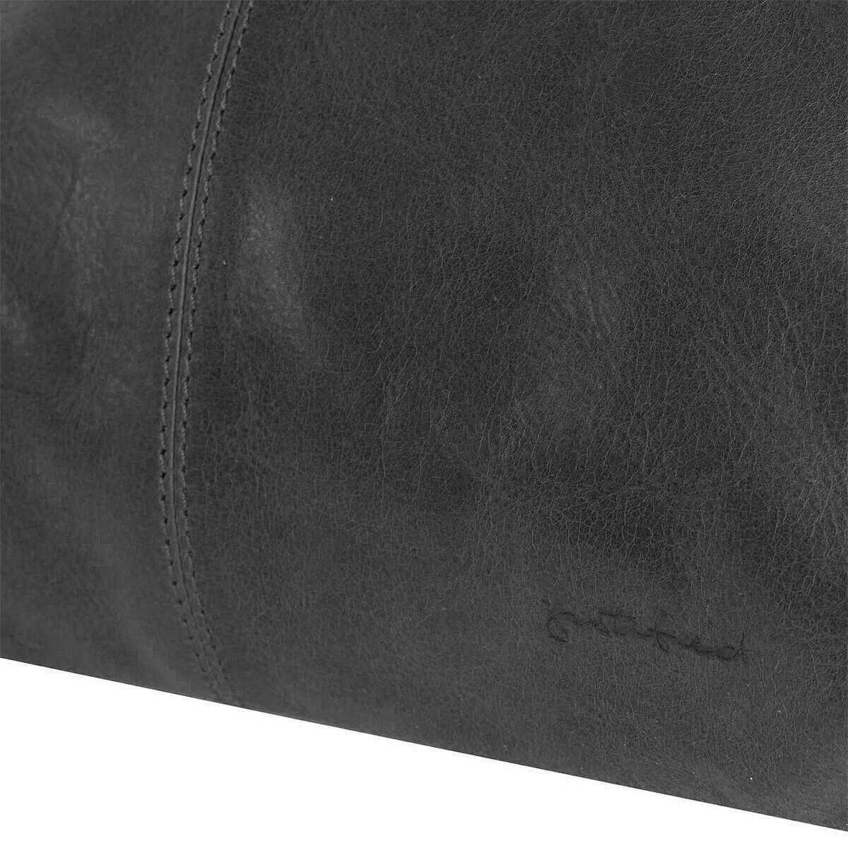 Justified Bags großer echt Leder Damen Shopper Handtasche Schultertasche Nynke vintage schwarz