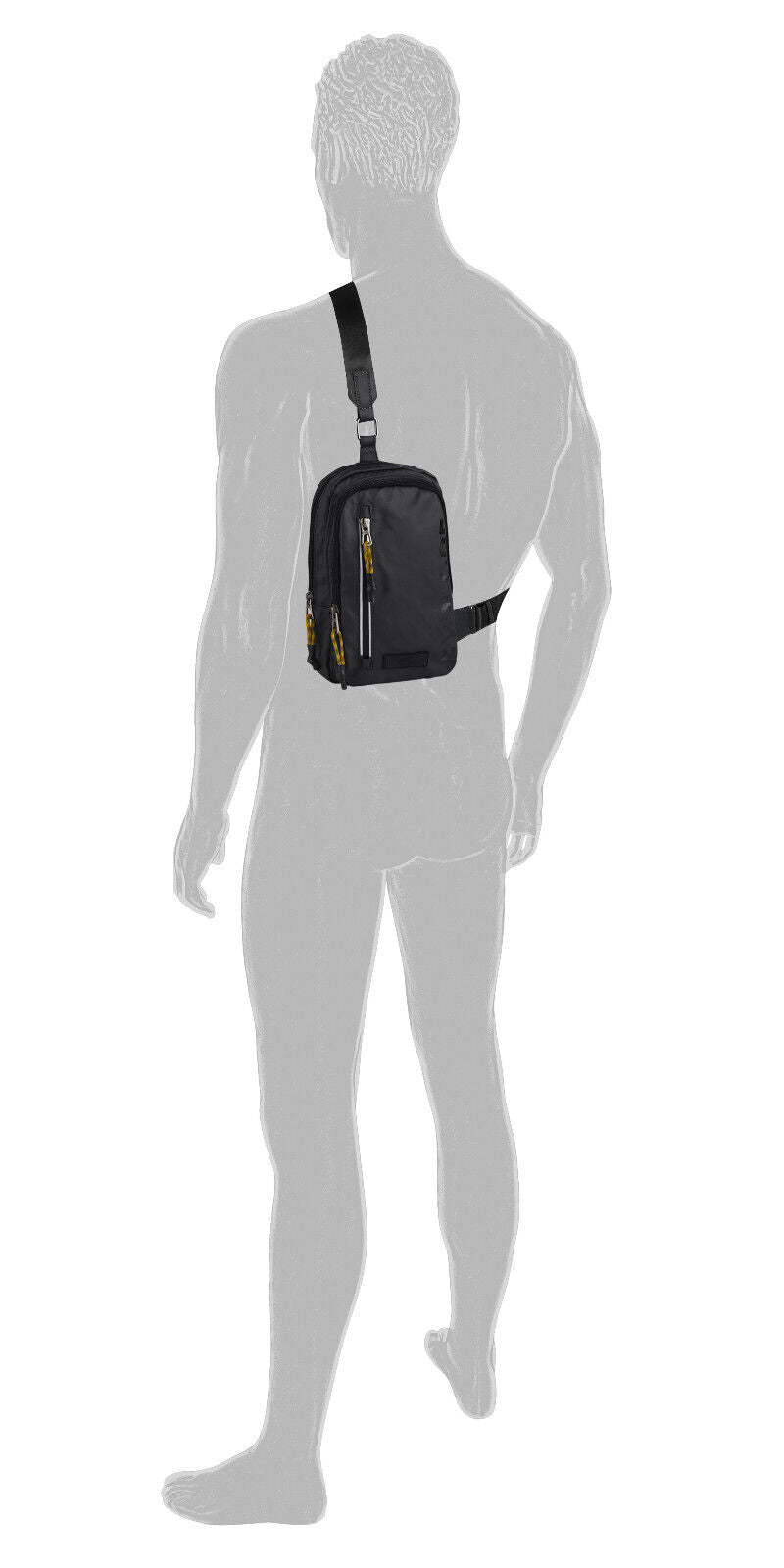 camel active Sling Bag EXPLORE – Nachhaltige Umhängetasche / Crossbag schwarz