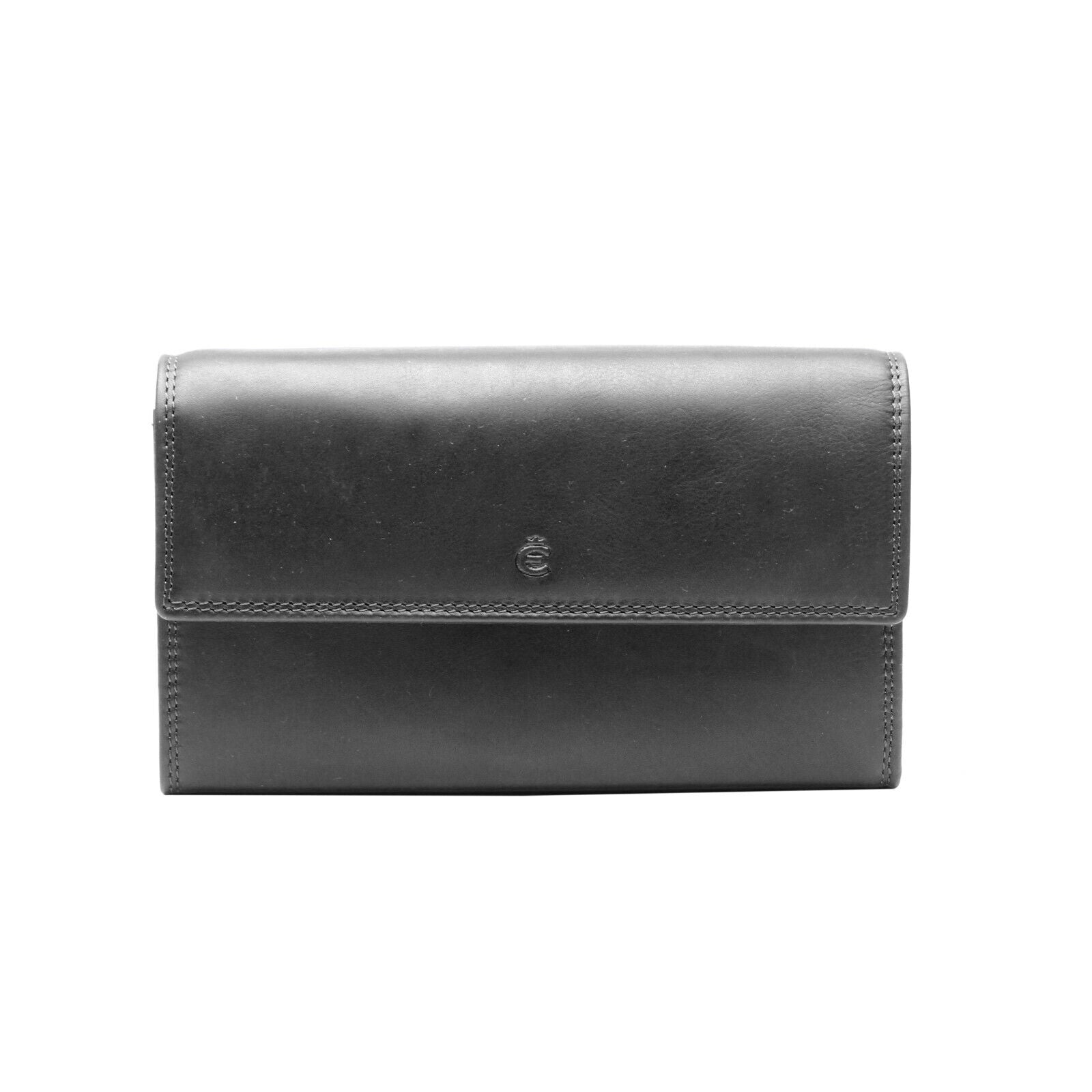 Esquire echt Leder Kellnerbörse Geldbörse Portemonnaie Taxibörse schwarz