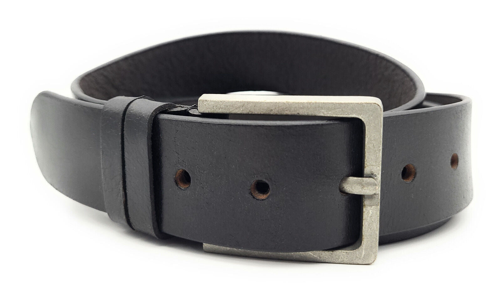 XXXL echt Leder Herren Gürtel Ledergürtel Büffelleder Jeansgürtel 150cm schwarz