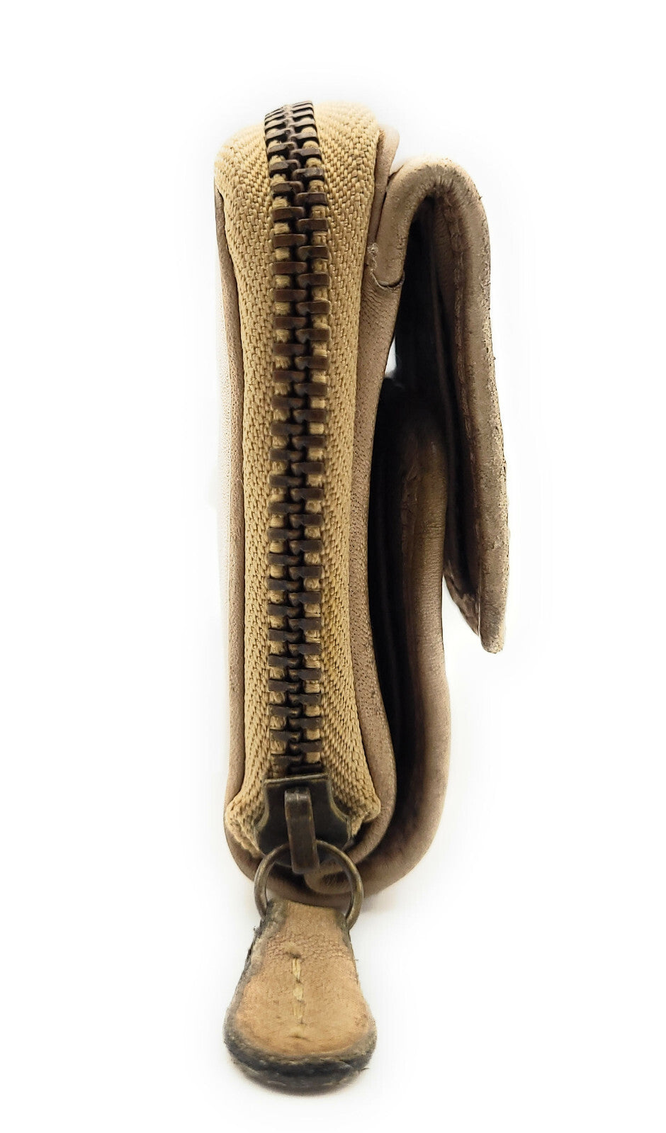 Hill Burry Mini echt Leder Damen Geldbörse Portemonnaie RFID Schutz Waschleder taupe