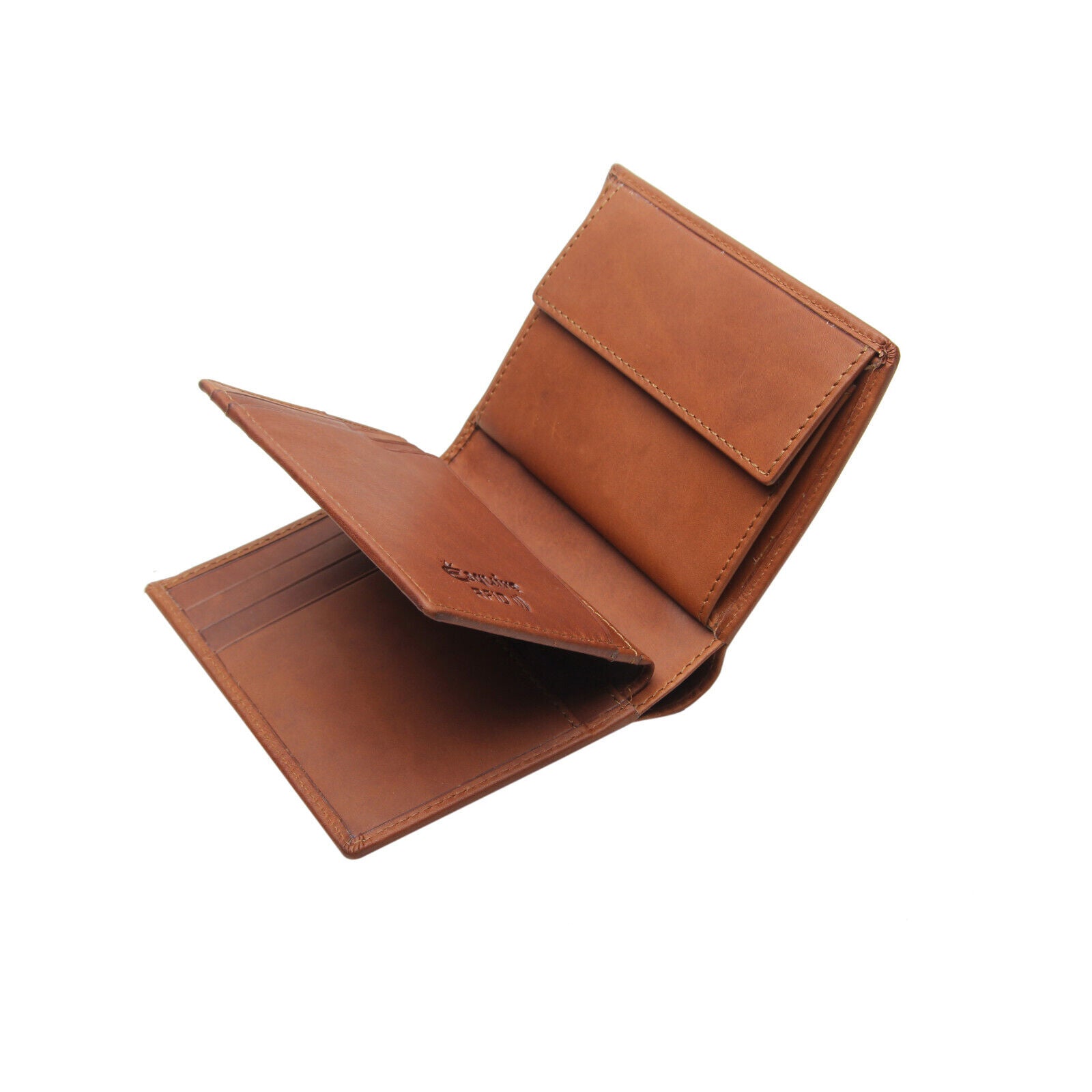 Esquire echt Leder Geldbörse Portemonnaie "Dallas" mit RFID Schutz & Cardsafe braun