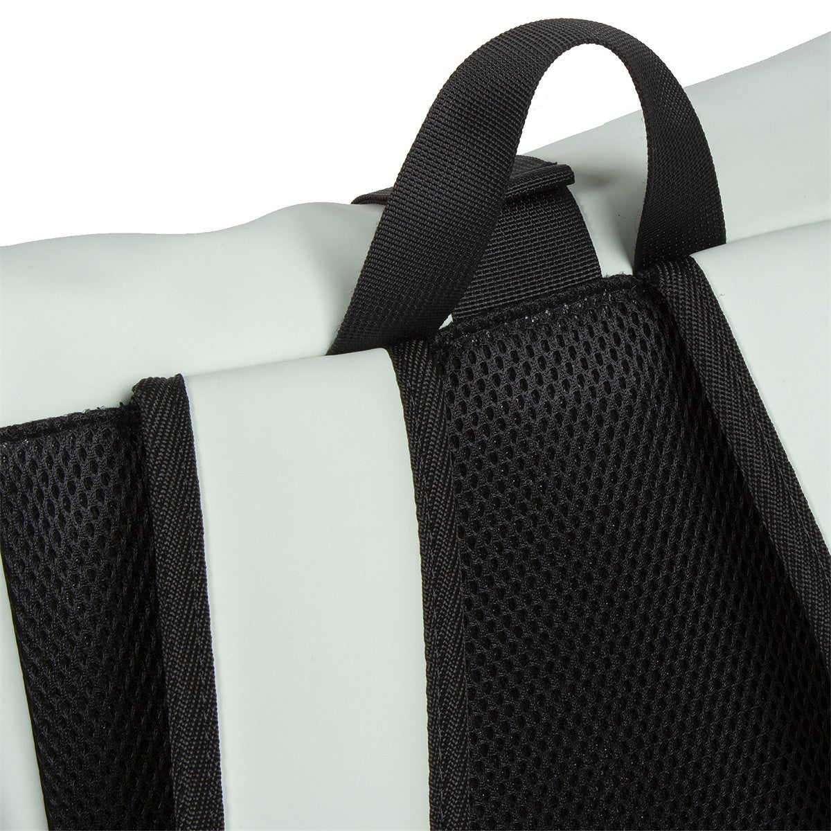 New Rebels New York Rolltop Rucksack Mint Grün – wasserabweisend, 15" Laptopfach, 15 L