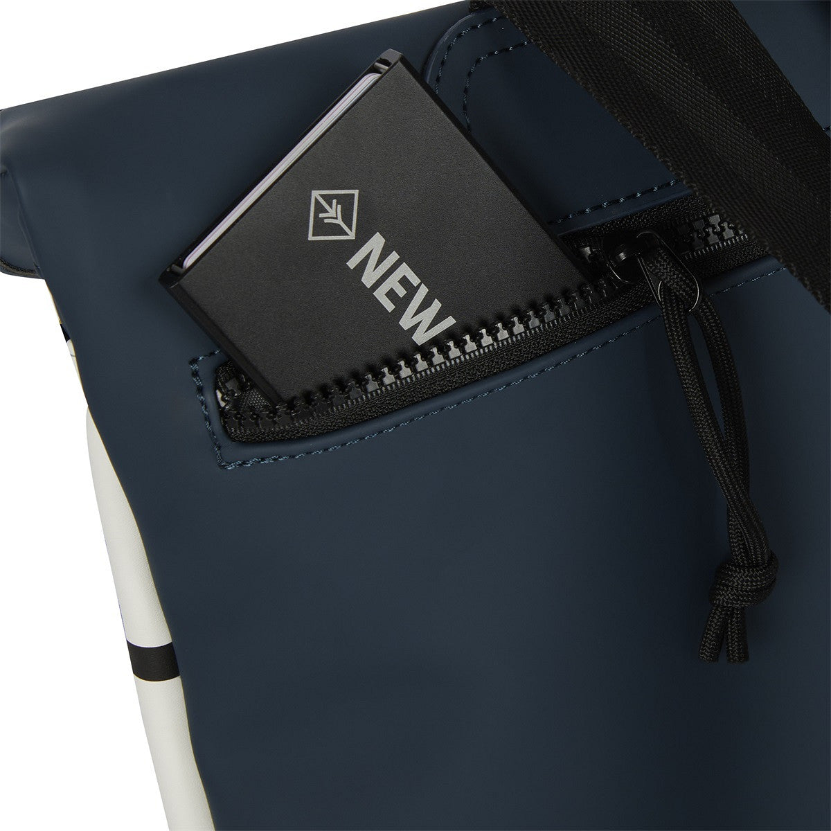 New Rebels Rolltop Cityrucksack Los Angeles – Stylischer Rolltop Rucksack mit Mondrian-Design, Wasserabweisend & Praktisch