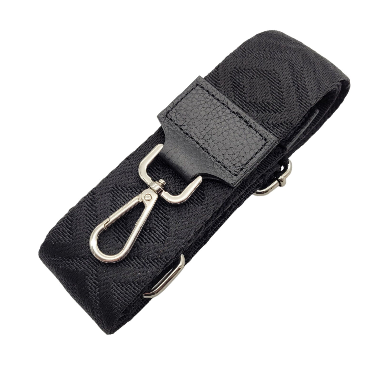 Ersatz Taschengurt Schultergurt Tragegurt Schulterriemen 5cm made in Italy schwarz Echtleder Enden