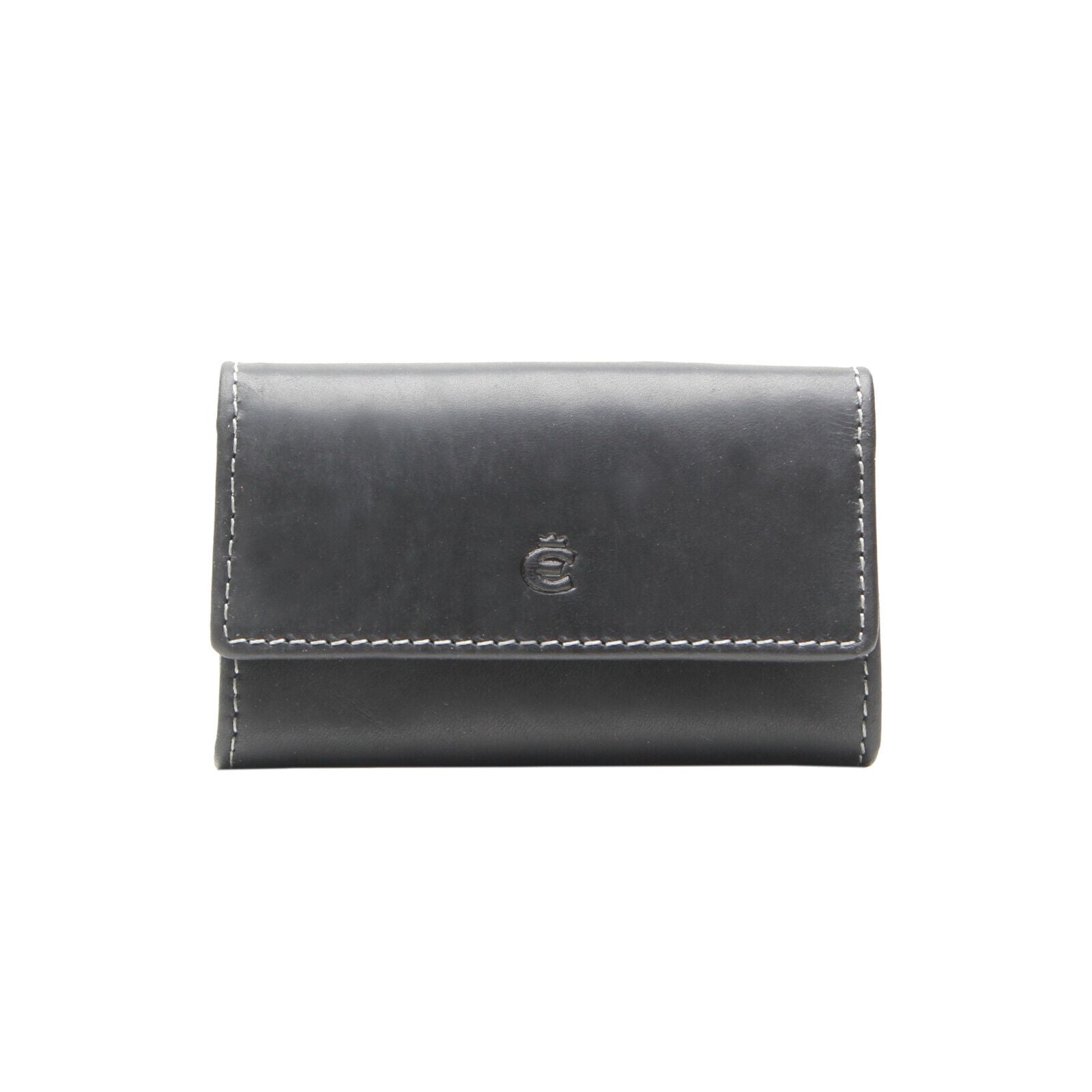 Esquire echt Leder Kreditkartenetui mit RFID Schutz "Dallas" Platz für 12 Karten schwarz