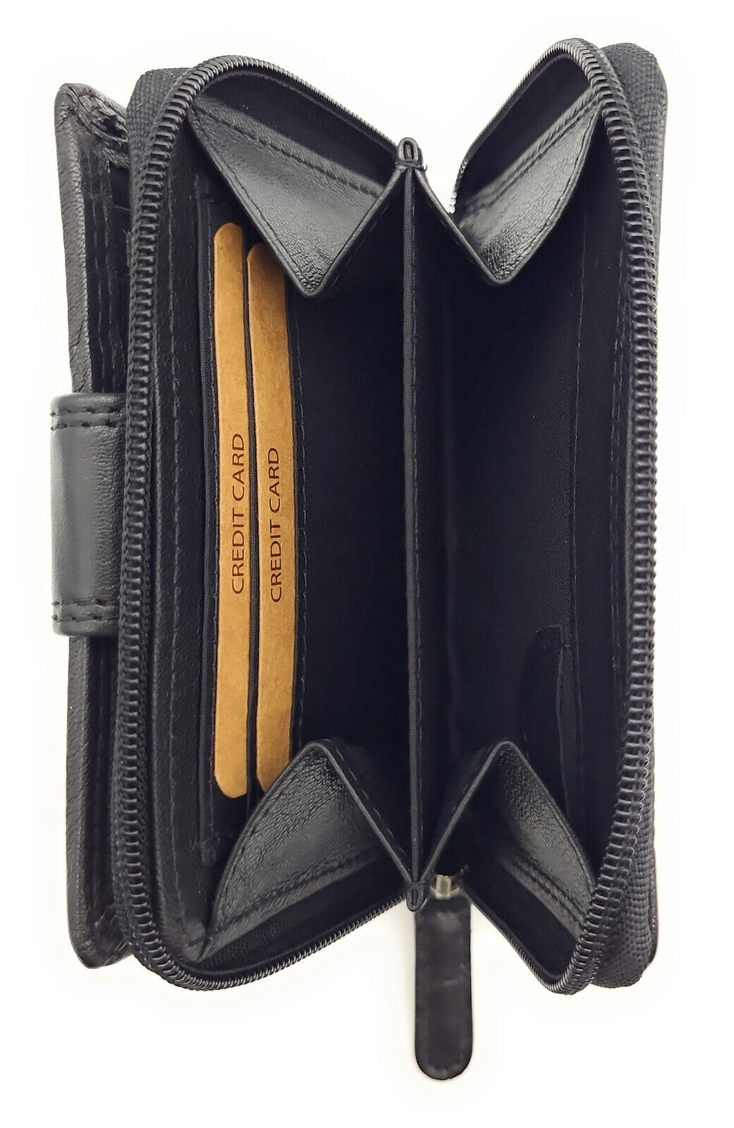 Jockey Club Basic echt Leder Geldbörse Portemonnaie mit RFID Schutz schwarz