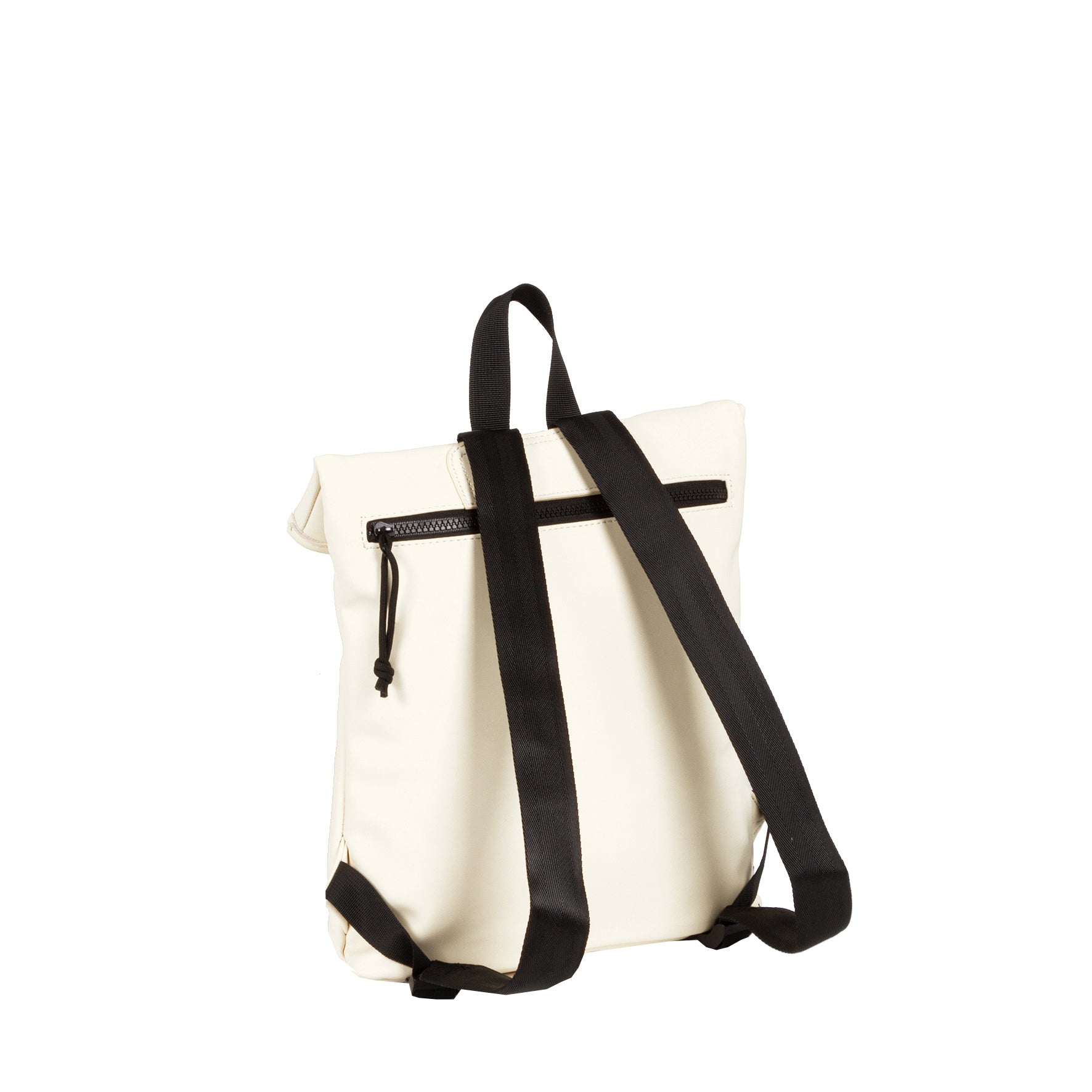 New Rebels Mart Roll Up Rolltop City Rucksack Los Angeles wasserabweisend cremeweiß