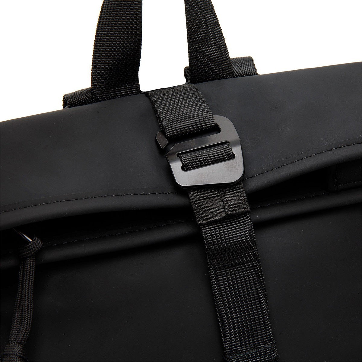 New Rebels Mart Roll Up Rolltop City Rucksack Los Angeles wasserabweisend schwarz