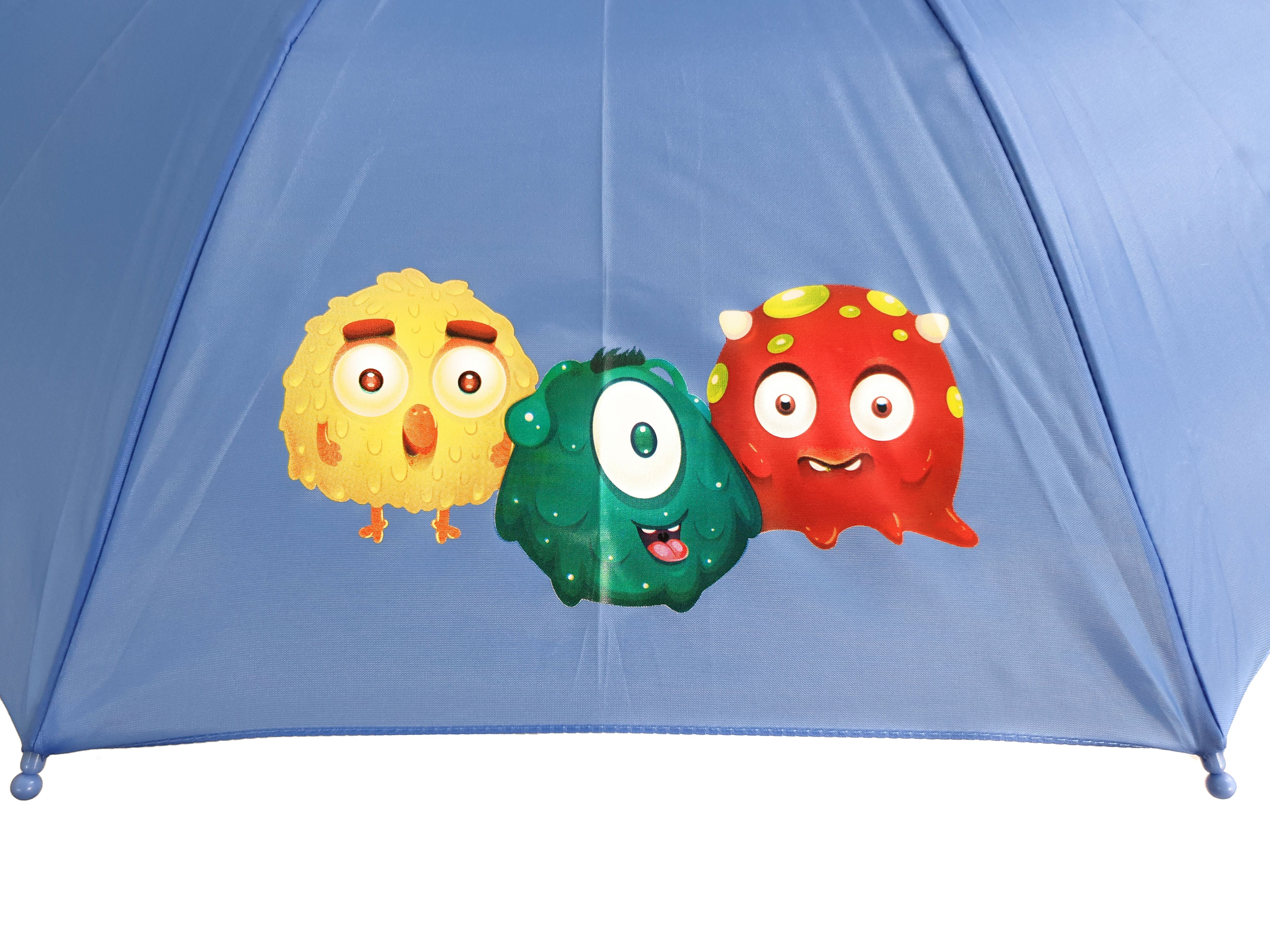 Kinder Automatik Schirm Regenschirm Stockschirm süße Monster Mädchen Jungen