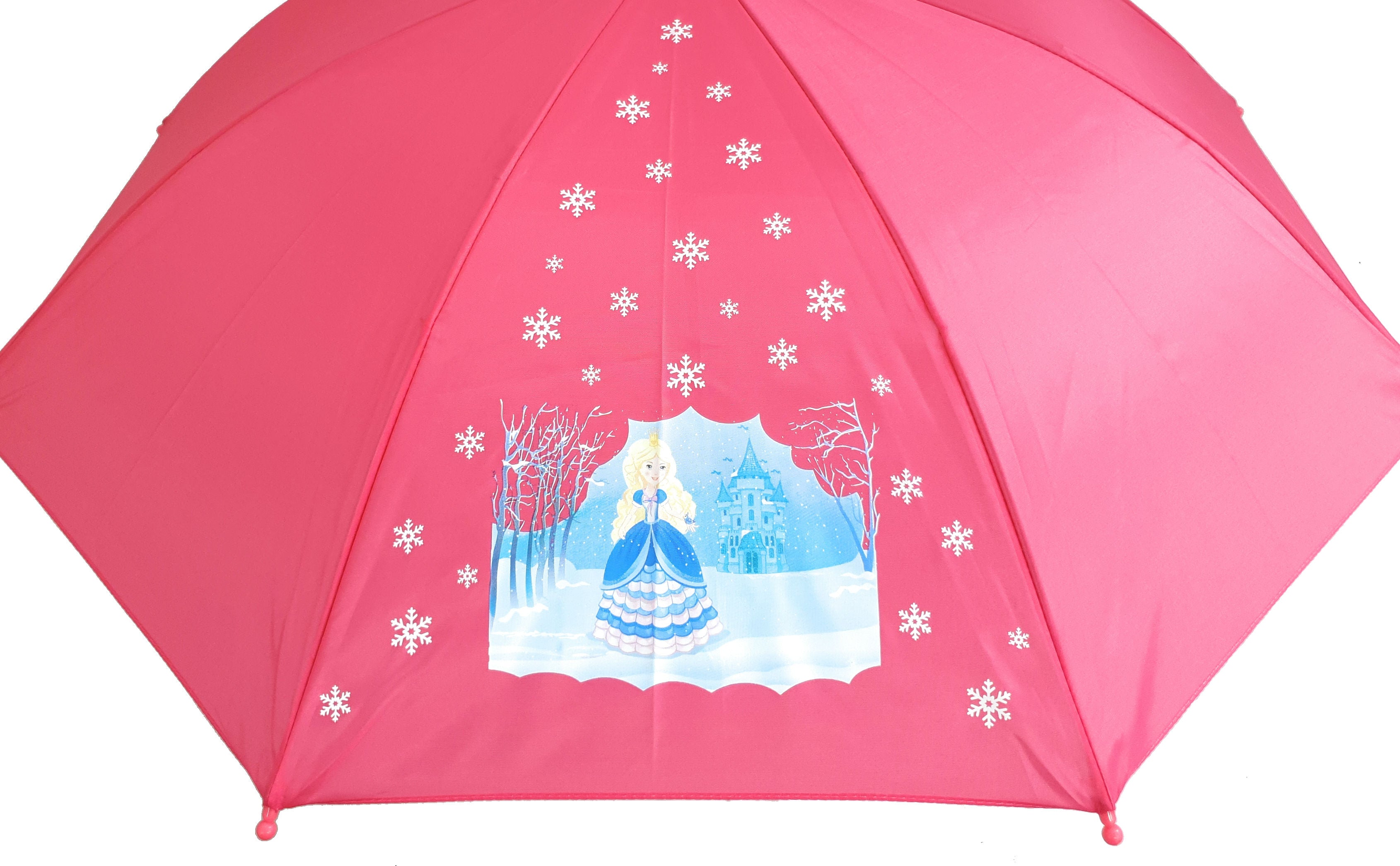 Kinder Automatik Schirm Regenschirm Stockschirm süße Prinzessin Mädchen