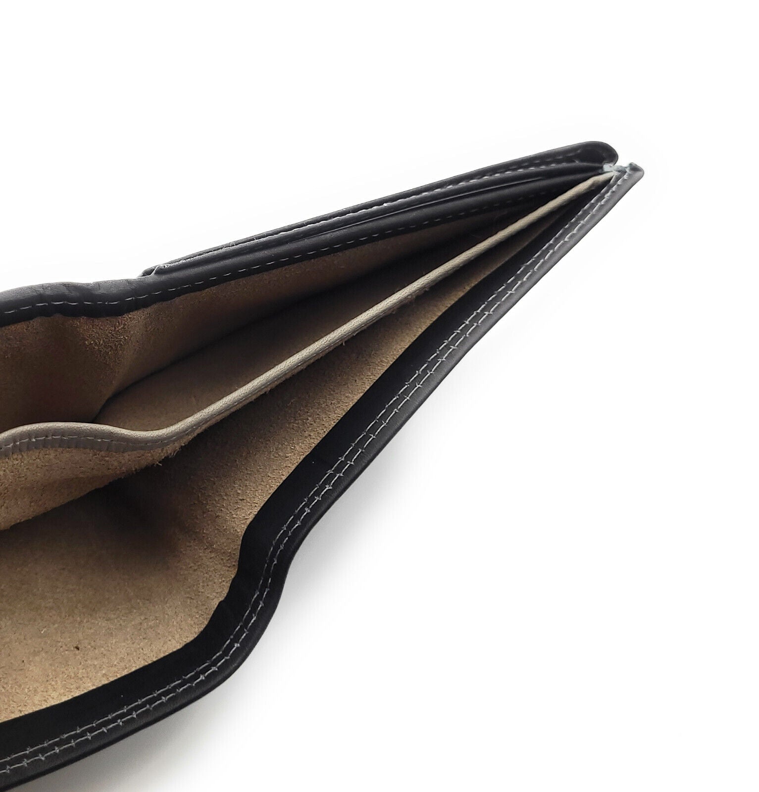 McLean echt Leder Geldbörse Portemonnaie Geldbeutel mit RFID Schutz schwarz grau