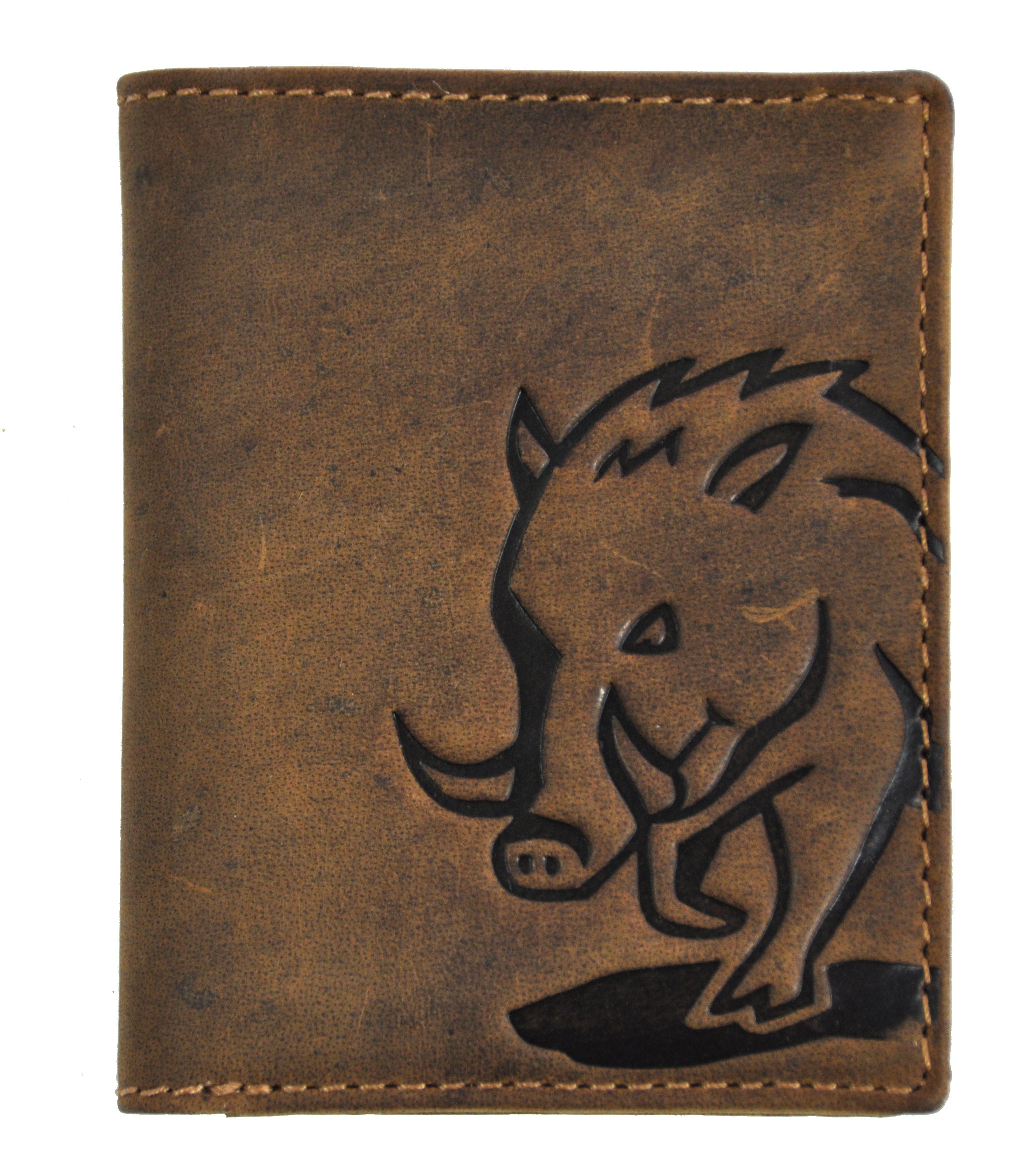 Jockey Club Hunter-Leder Portemonnaie Geldbörse Wildsau mit RFID Schutz