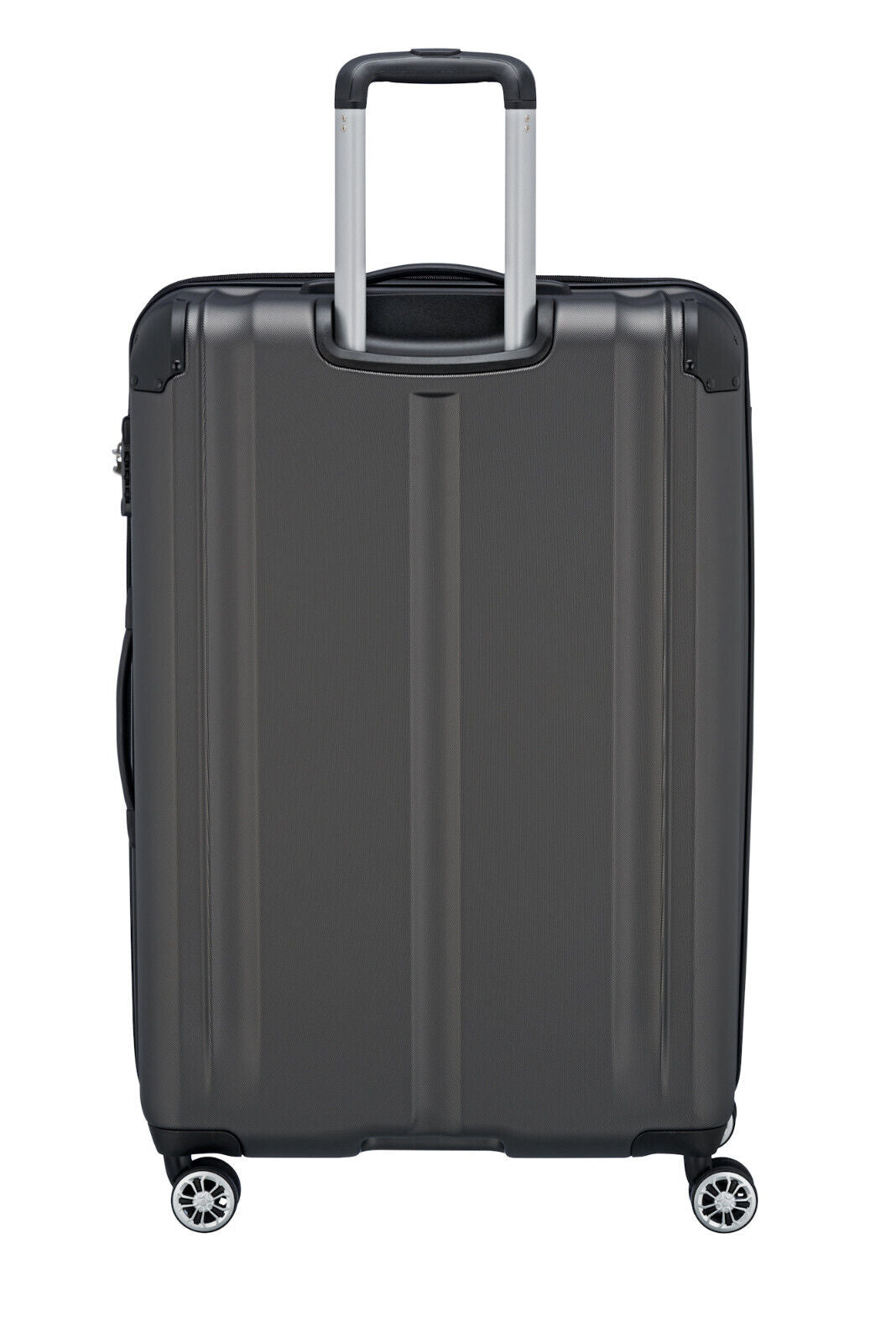Travelite City Reisekoffer L Trolley Koffer 77cm 4 Rad / Rollen TSA Dehnfalte anthrazit