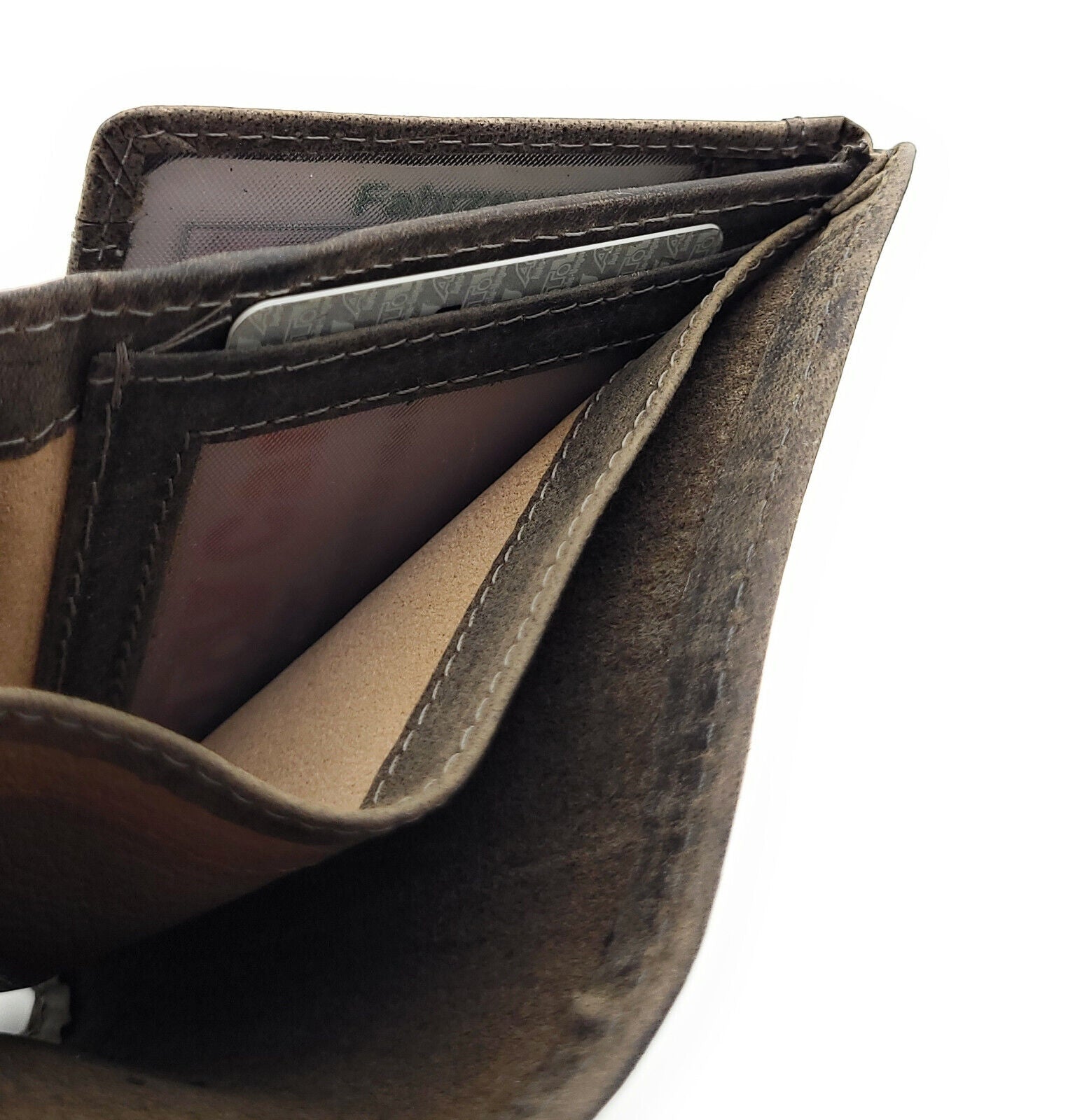 Jockey Club echt Leder Geldbörse Portemonnaie Geldbeutel mit RFID Schutz grau