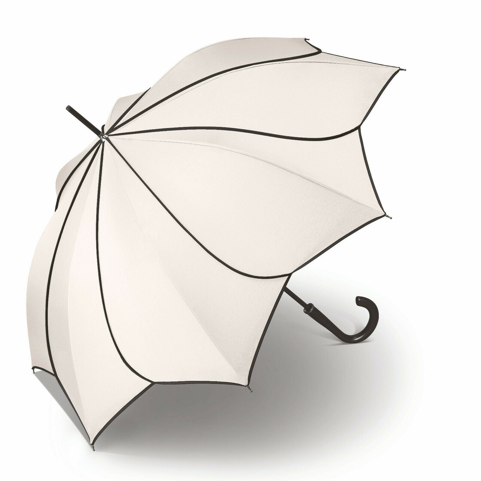 pierre cardin Regenschirm Stockschirm Automatik Sunflower Hochzeit black & white