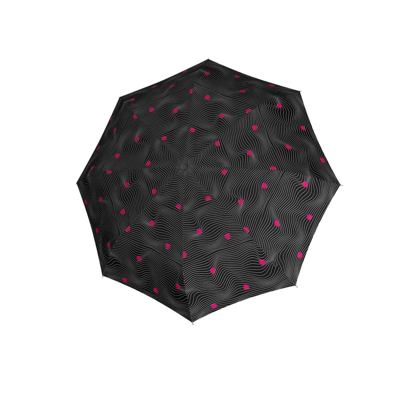 Knirps T.200 Medium Duomatic Regenschirm Taschenschirm sturmfest meditate black