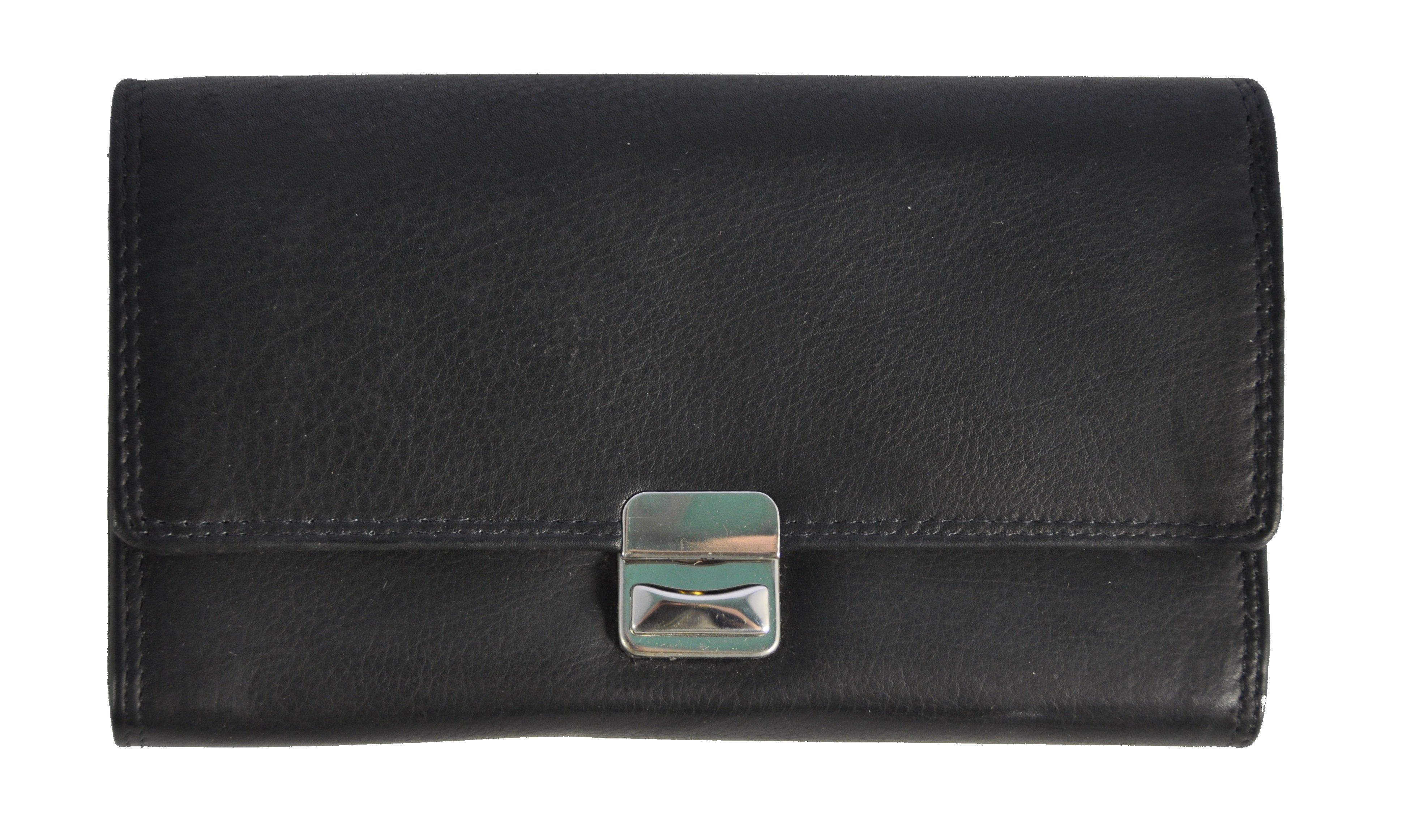 Jockey Club echt Leder Kellnerbörse Geldbörse Portemonnaie Softleder Basic schwarz