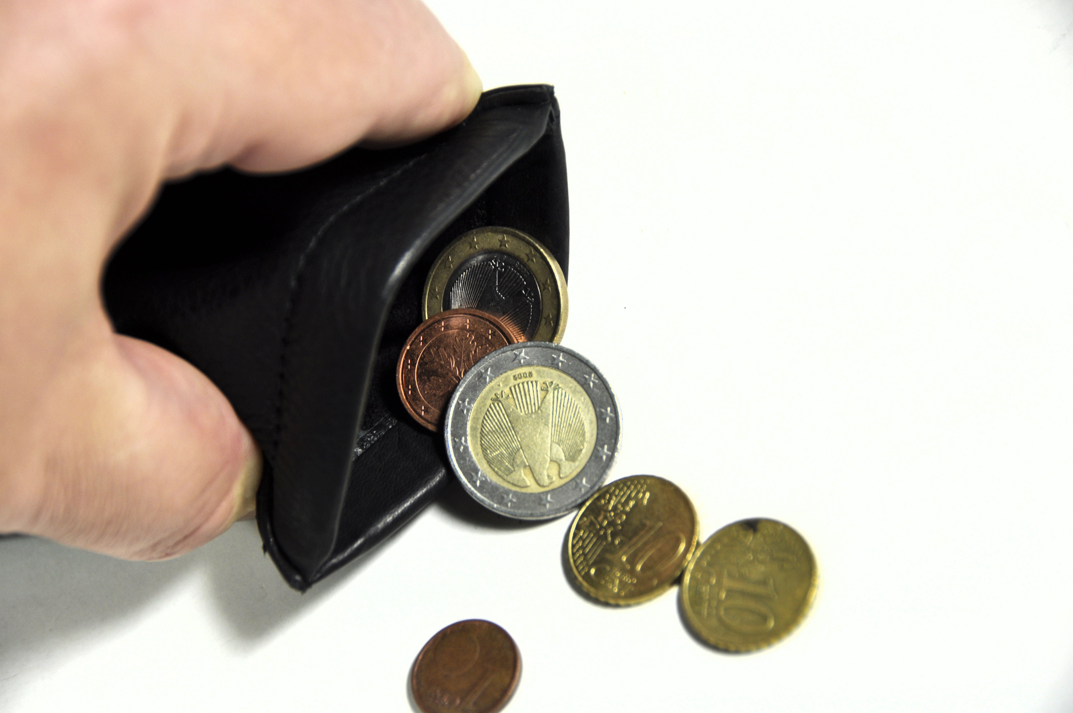 Jockey Club echt Leder Dollarclip Geldklammer Geldbörse Kreditkartenetui Nappaleder mit Federschnappverschluss