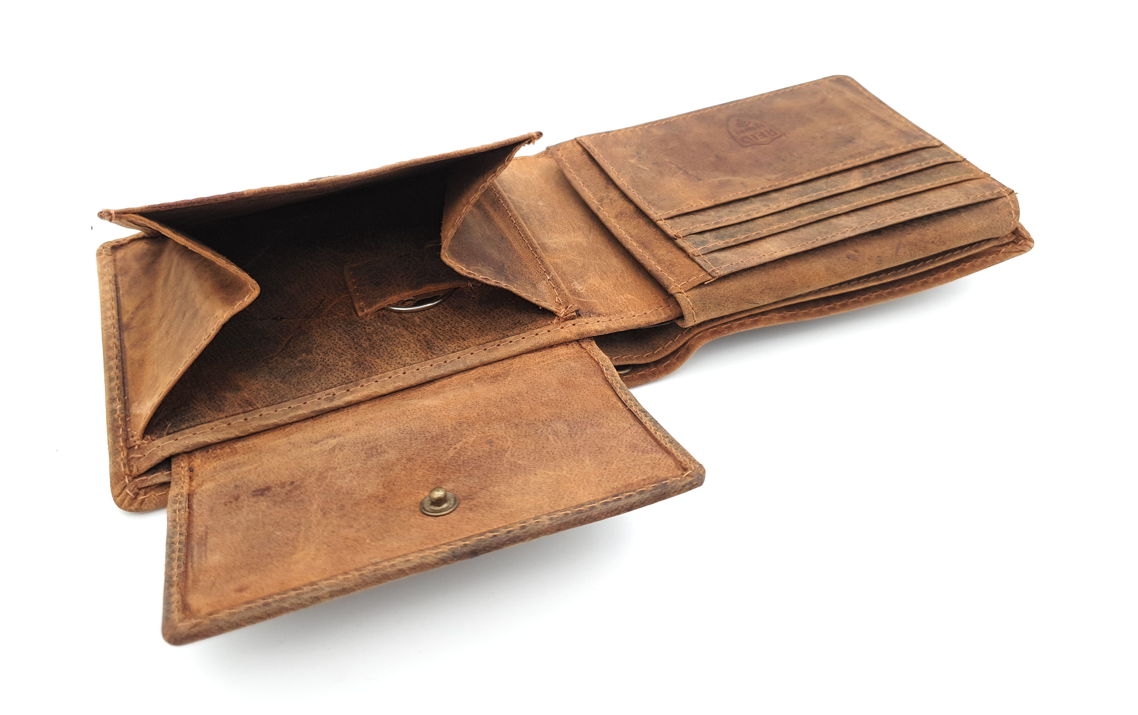 Jockey Club echt Leder Biker Geldbörse Geldbeutel Portemonnaie Motorrad 50cm Kette mit RFID Schutz