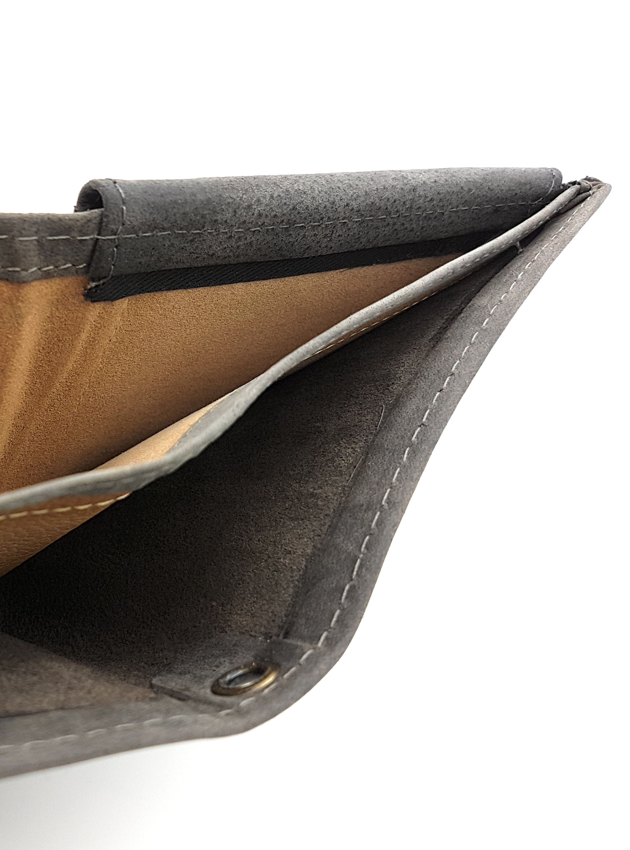 Jockey Club echt Leder Geldbörse Geldbeutel Portemonnaie Totenkopf Schädel + 50cm Kette mit RFID Schutz