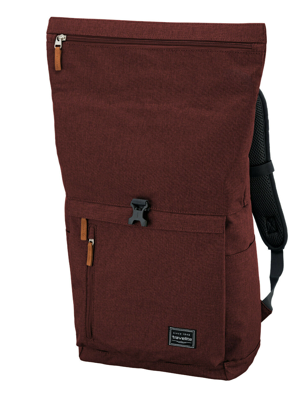Travelite Rollup Fahrrad Rucksack Kurierrucksack Daypack Notebookfach bordeaux
