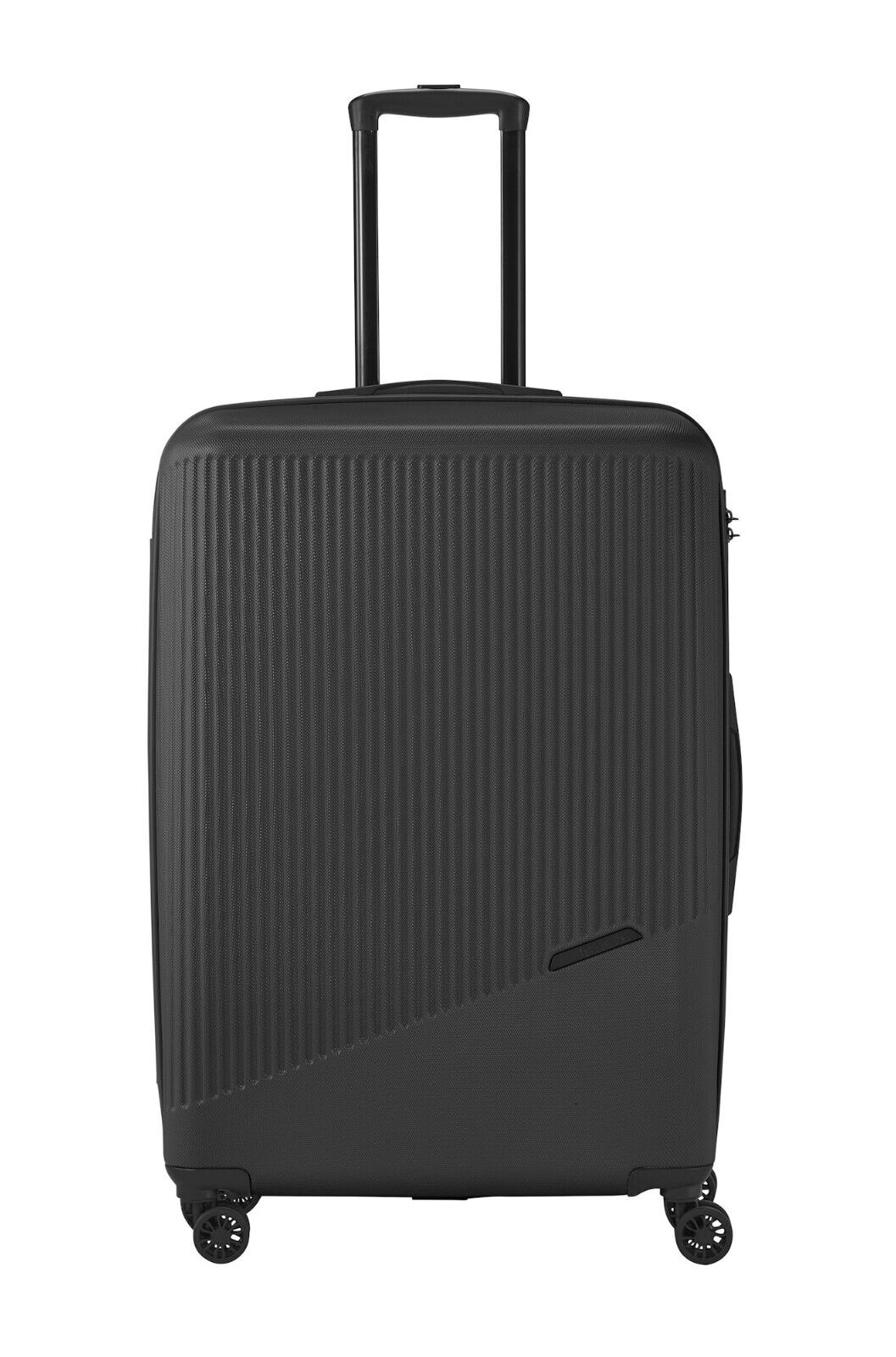 Travelite Bali Reisekoffer L Trolley Koffer 77cm 4 Rad / Rollen TSA Hartschale schwarz