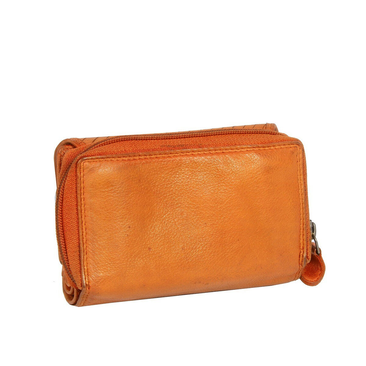 Mustang echt Leder Damen Geldbörse Portemonnaie Brasilia tolle Ausstattung, knautschig weiches Leder