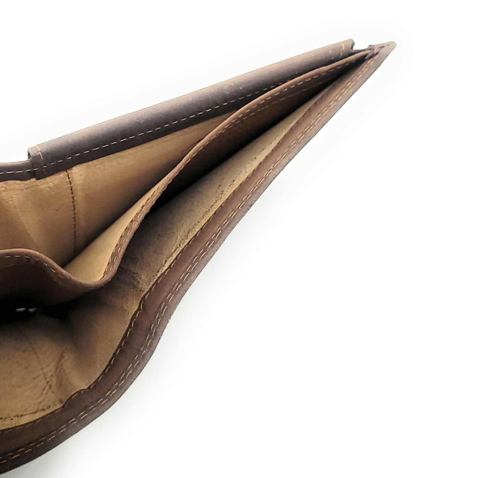 Jockey Club Leder Geldbörse mit RFID Schutz - Büffel-Leder Portemonnaie Herren braun